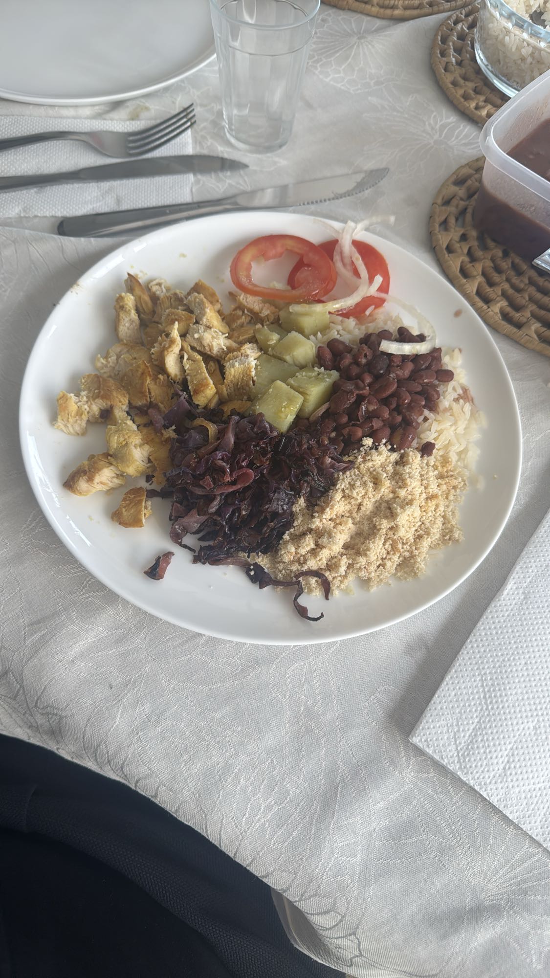 Prato feito com frango