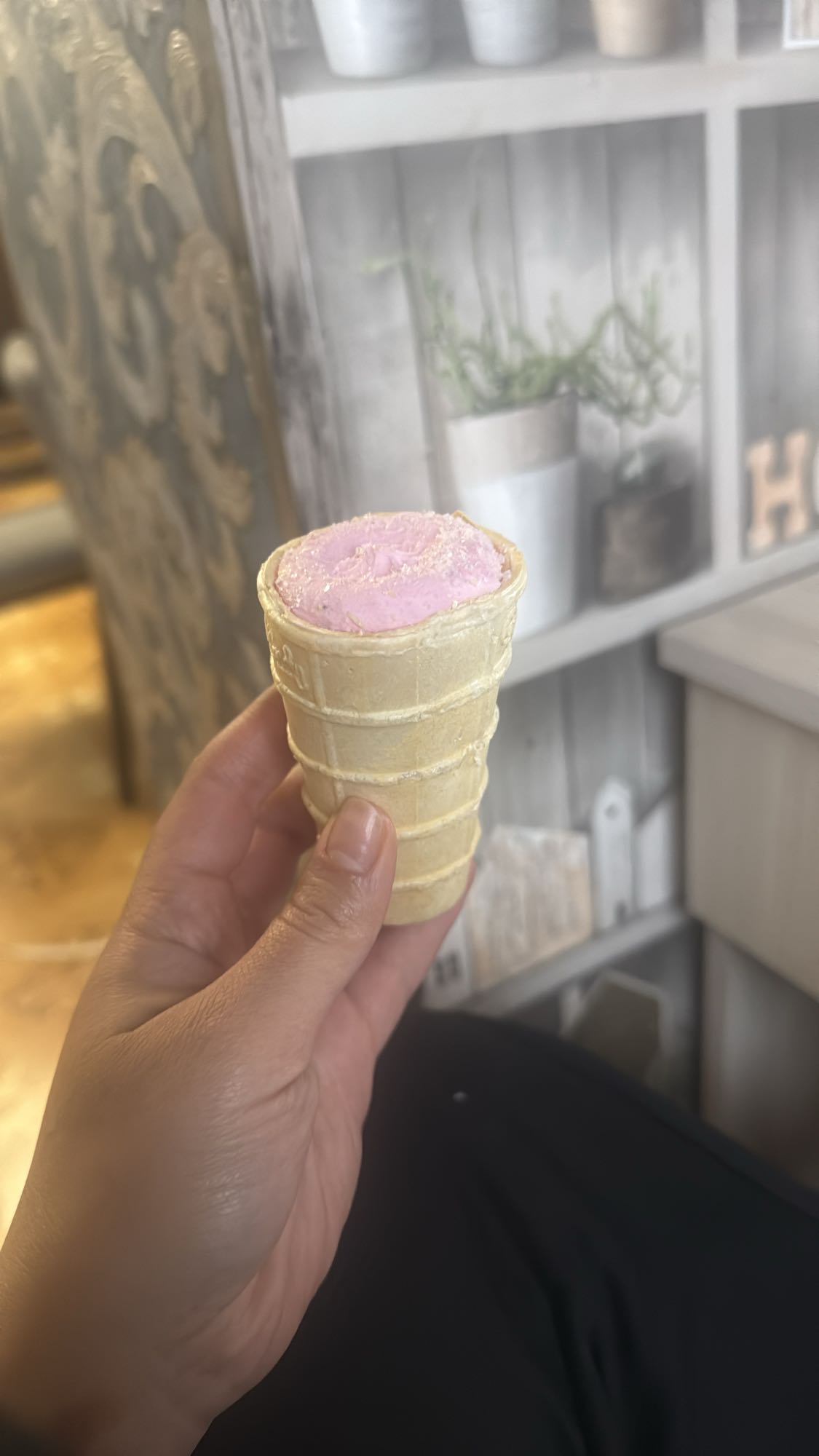 Pink Ice Cream Cone