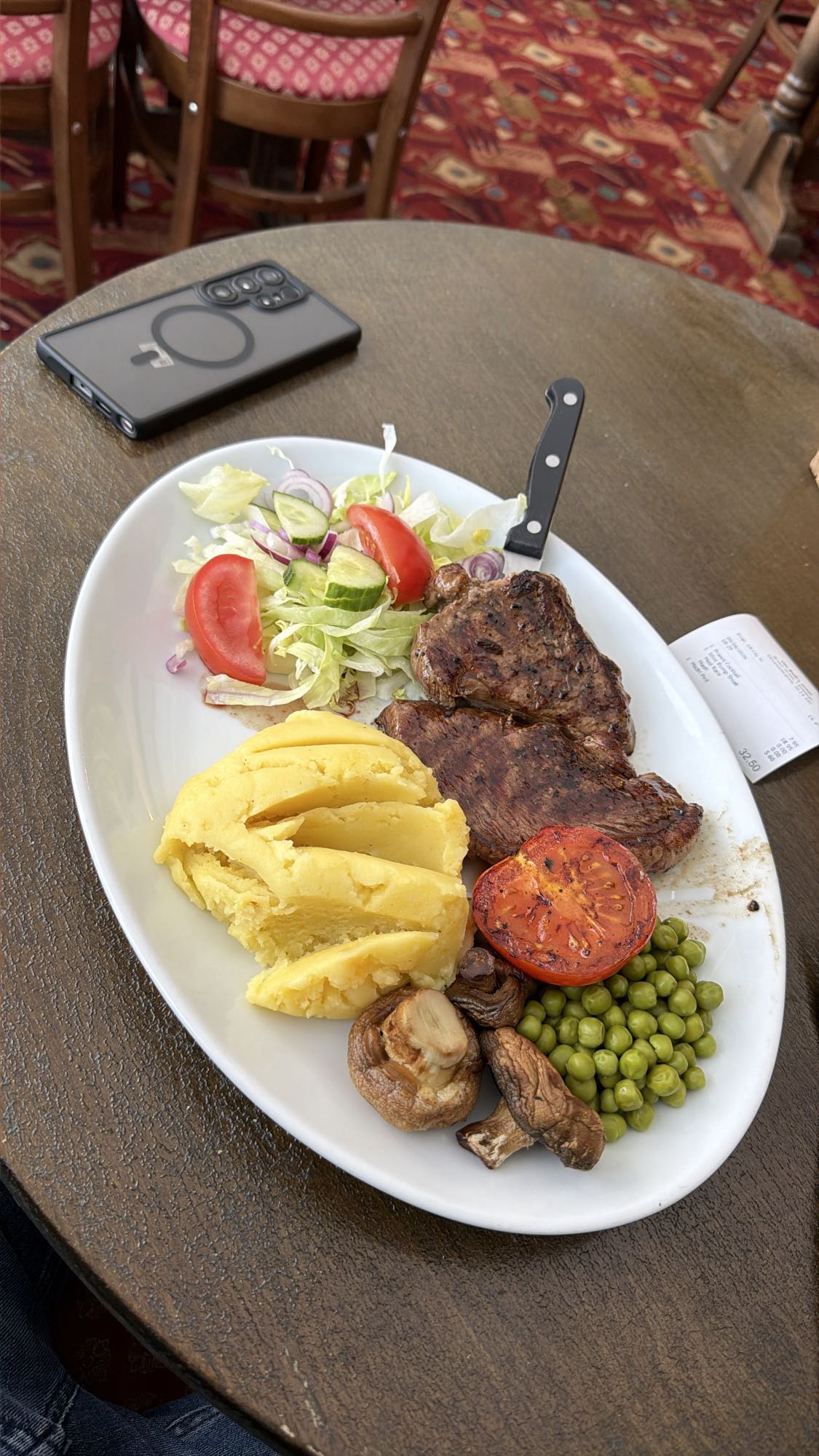 Bistecca con contorni
