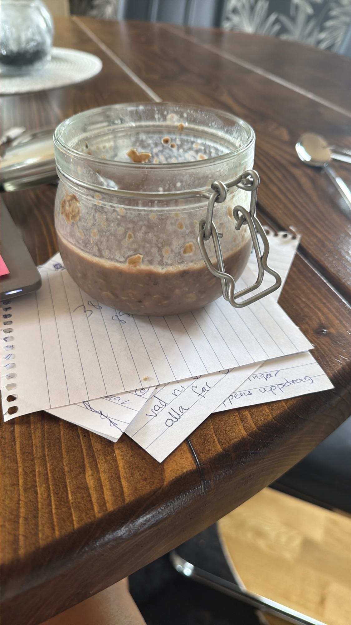 Chia- och chokladgröt