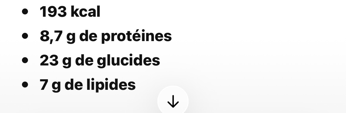 repas non identifié