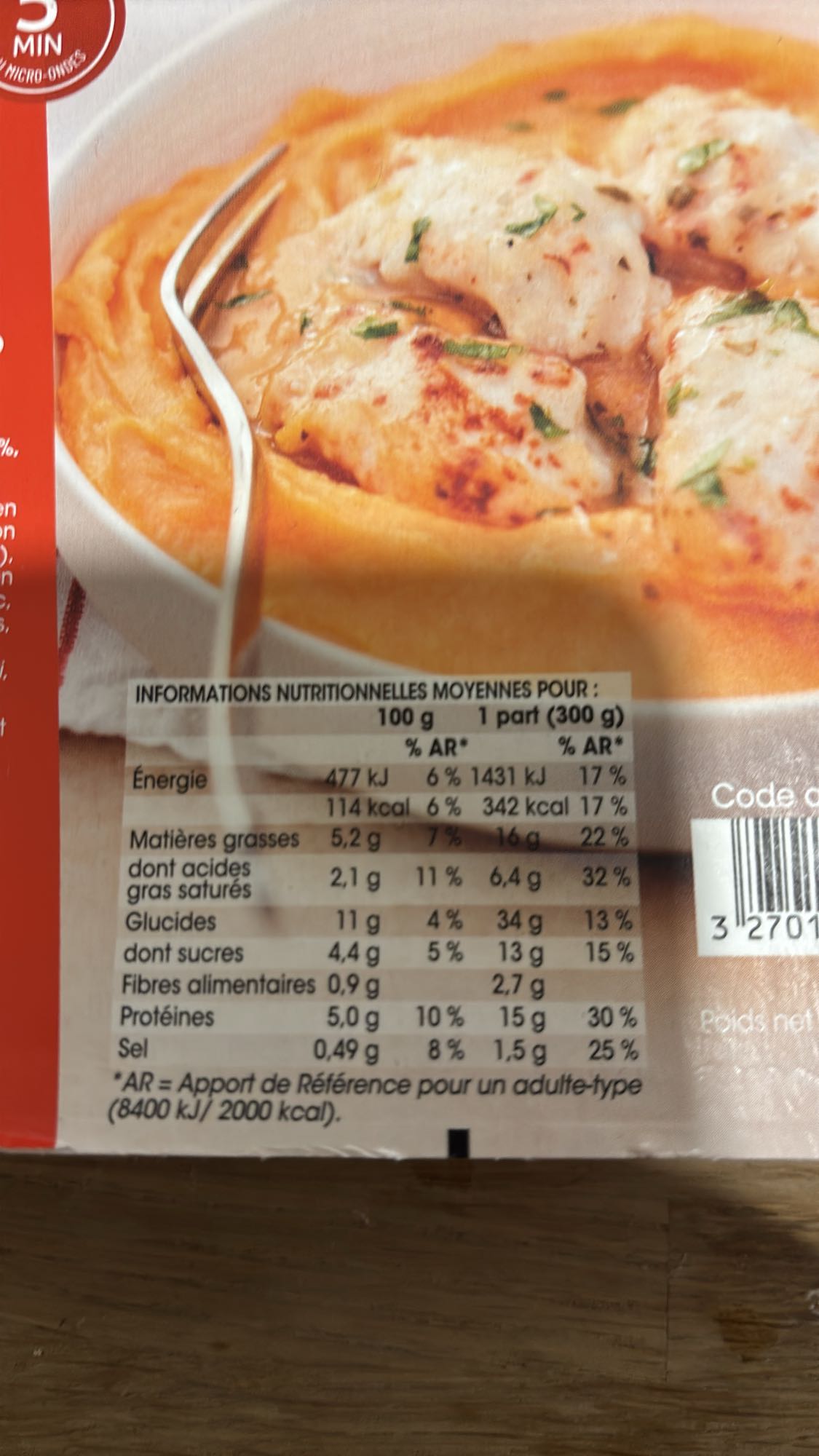 Gratin de poisson