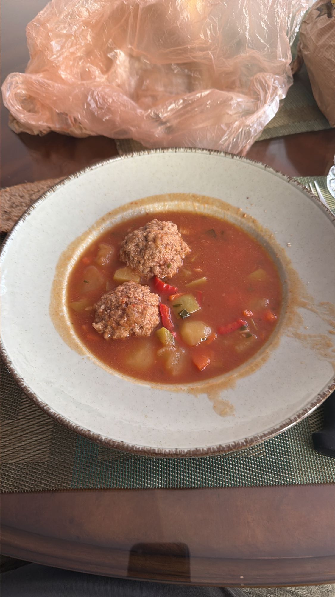 Meatball Vegetable Soup