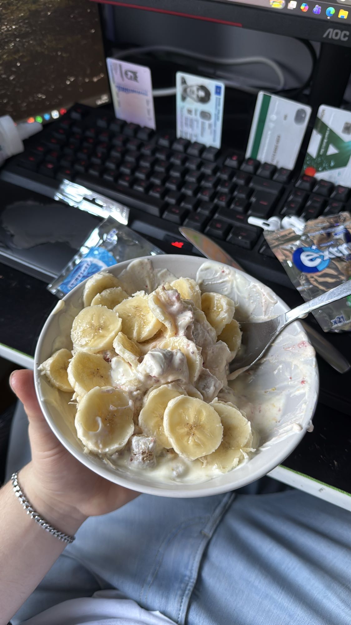 Yoghurt med banan