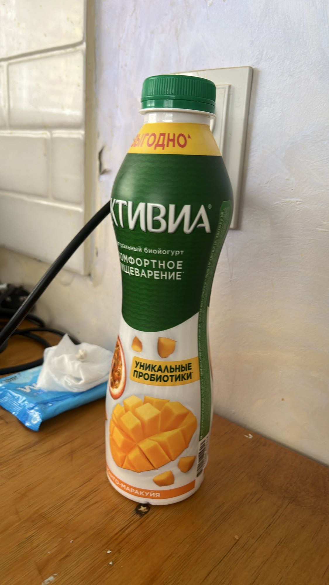 Питьевой йогурт манго