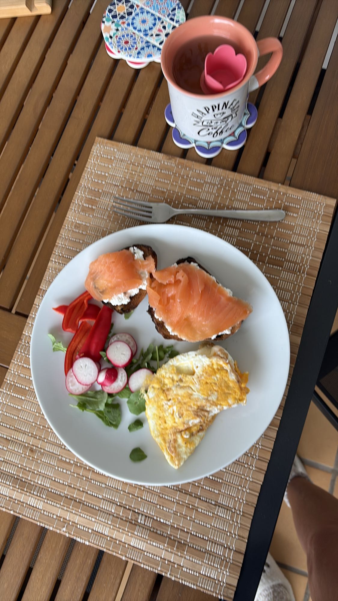 Salmon Egg Breakfast