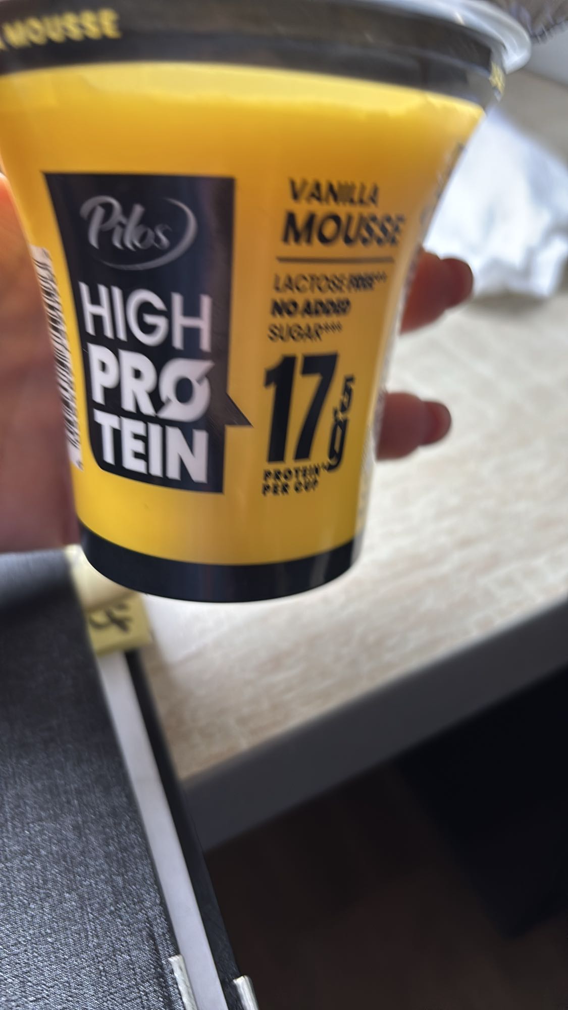vaníliás protein mousse