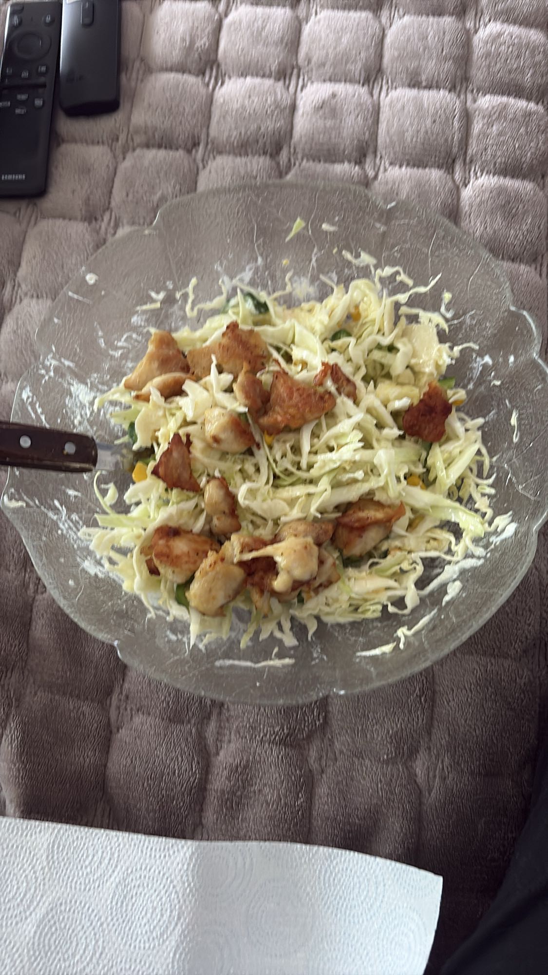 Kyllingsalat med kål