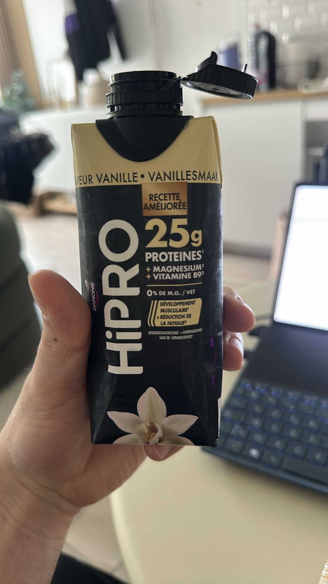 Boisson protéinée vanille