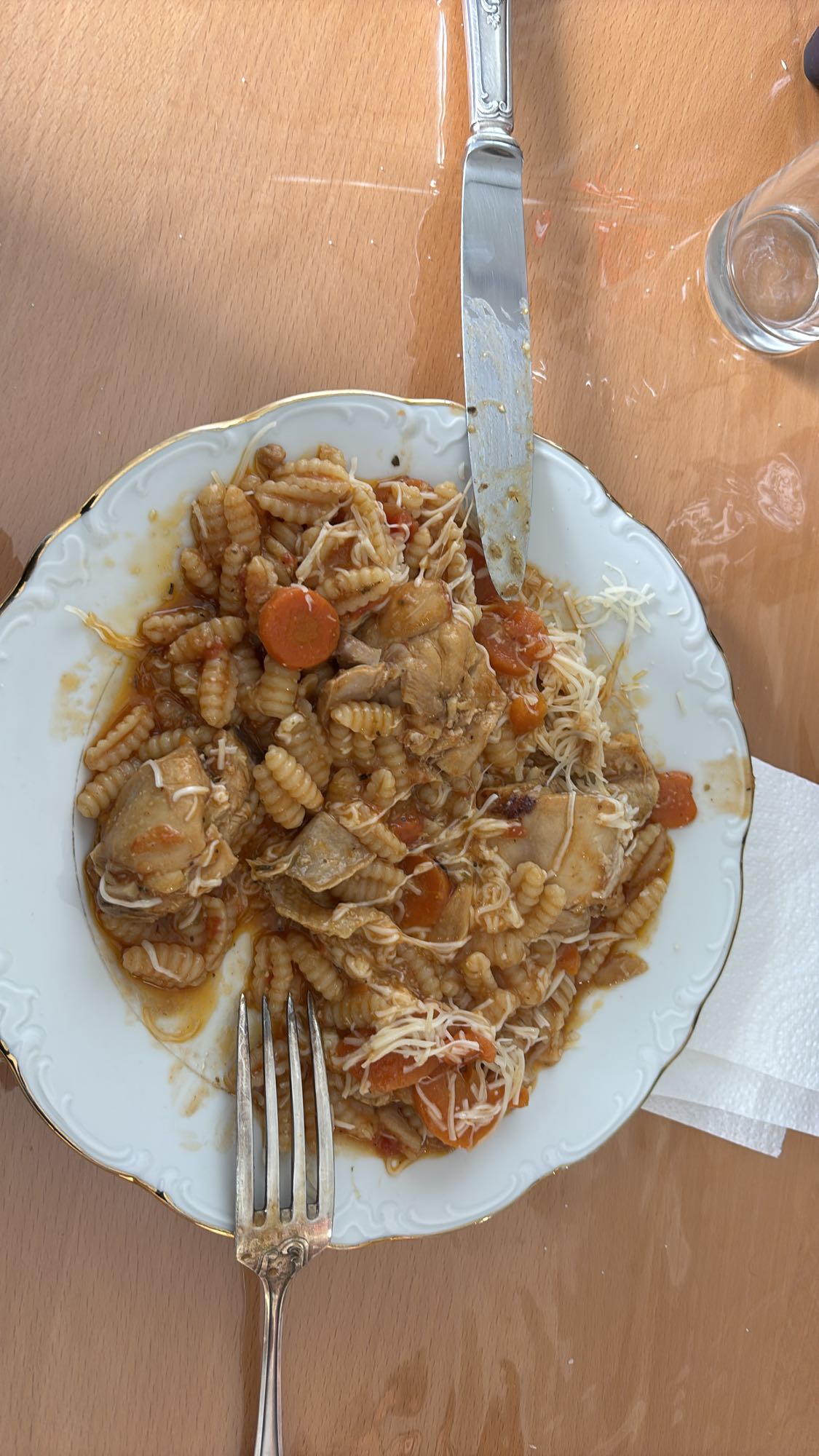 Pâtes au poulet