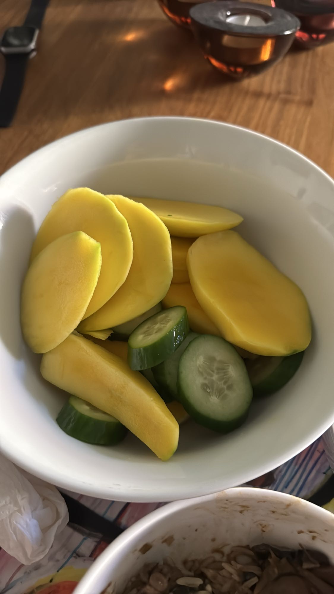 Mango och gurka