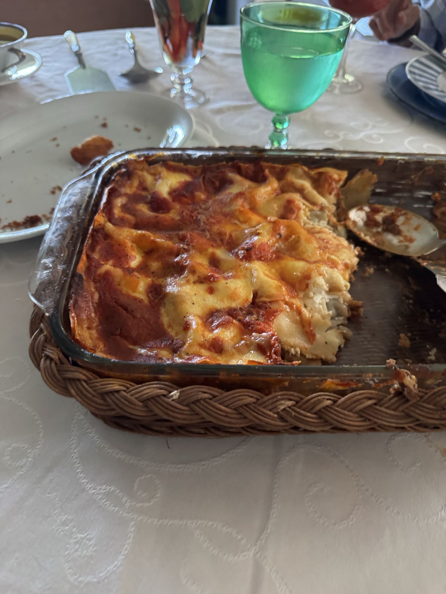 lasaña al horno