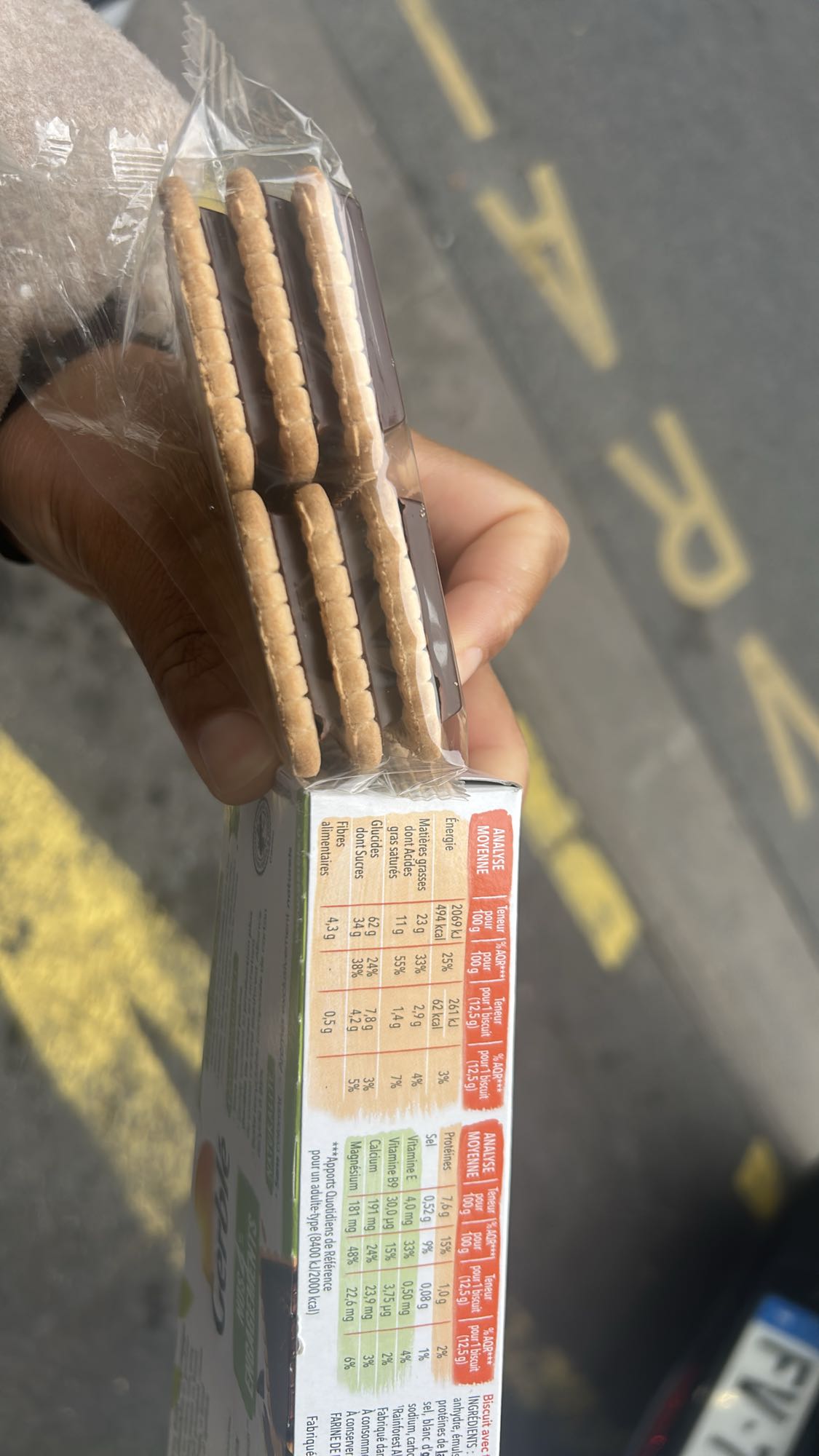 Biscuits chocolatés