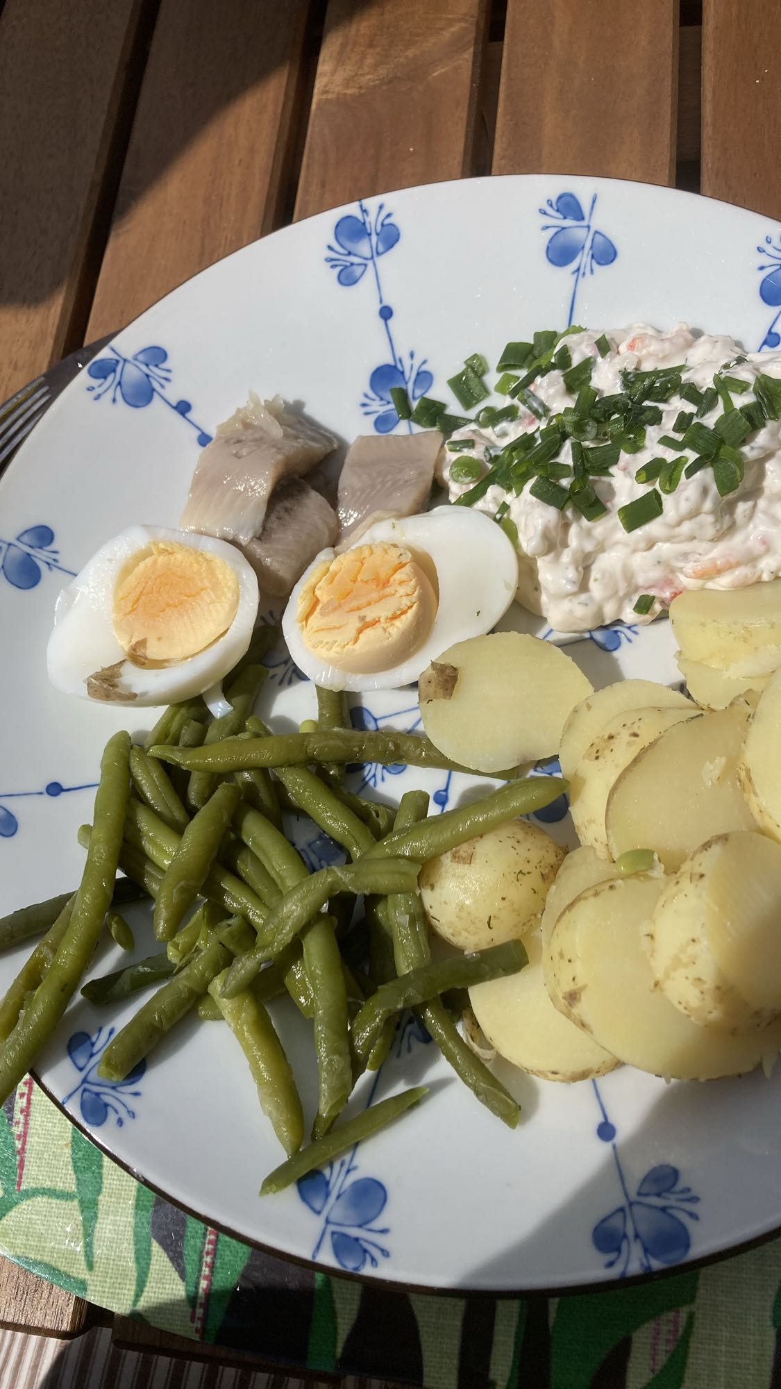 Silltallrik med potatis