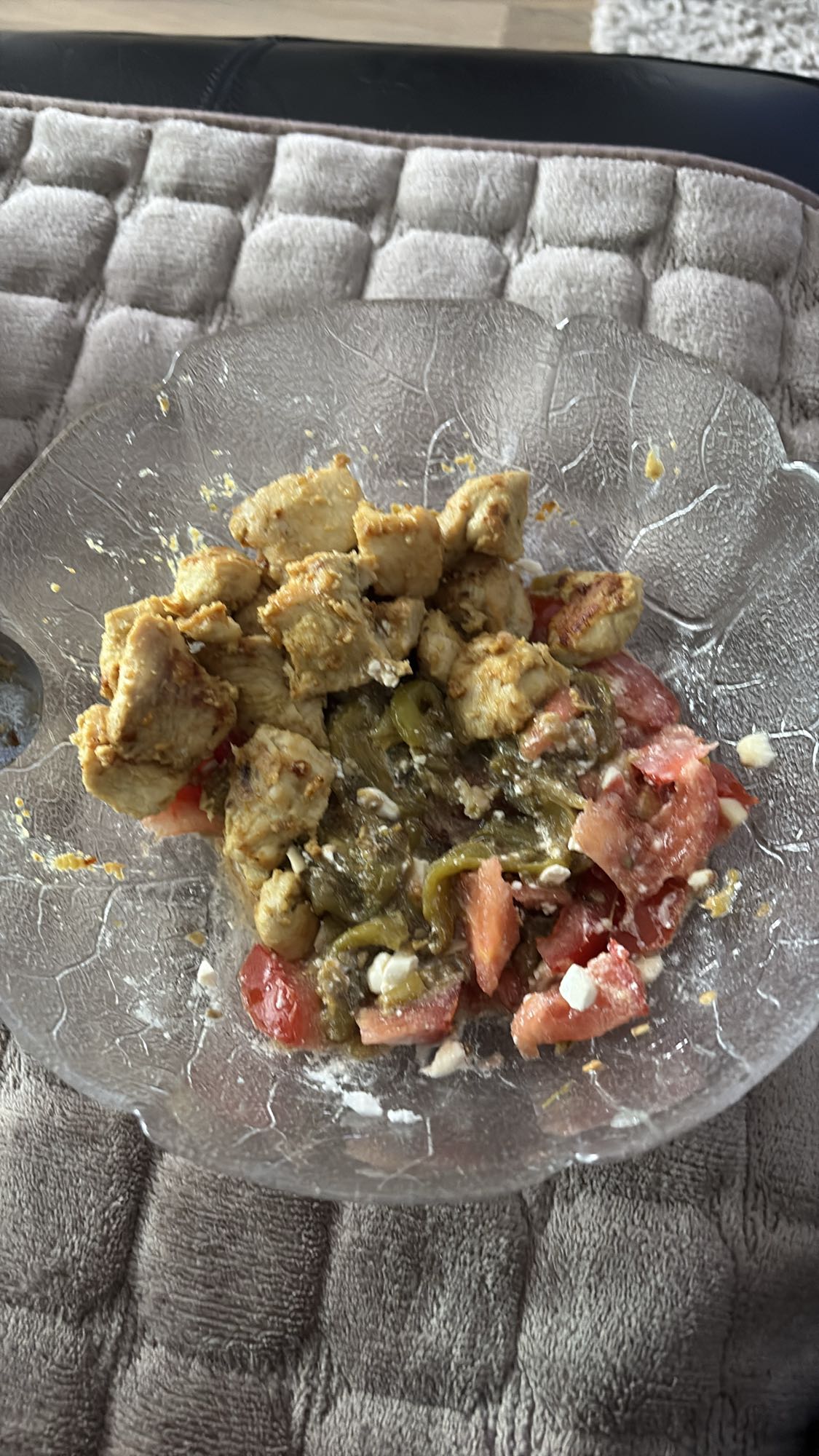 Kylling med tomatsalat