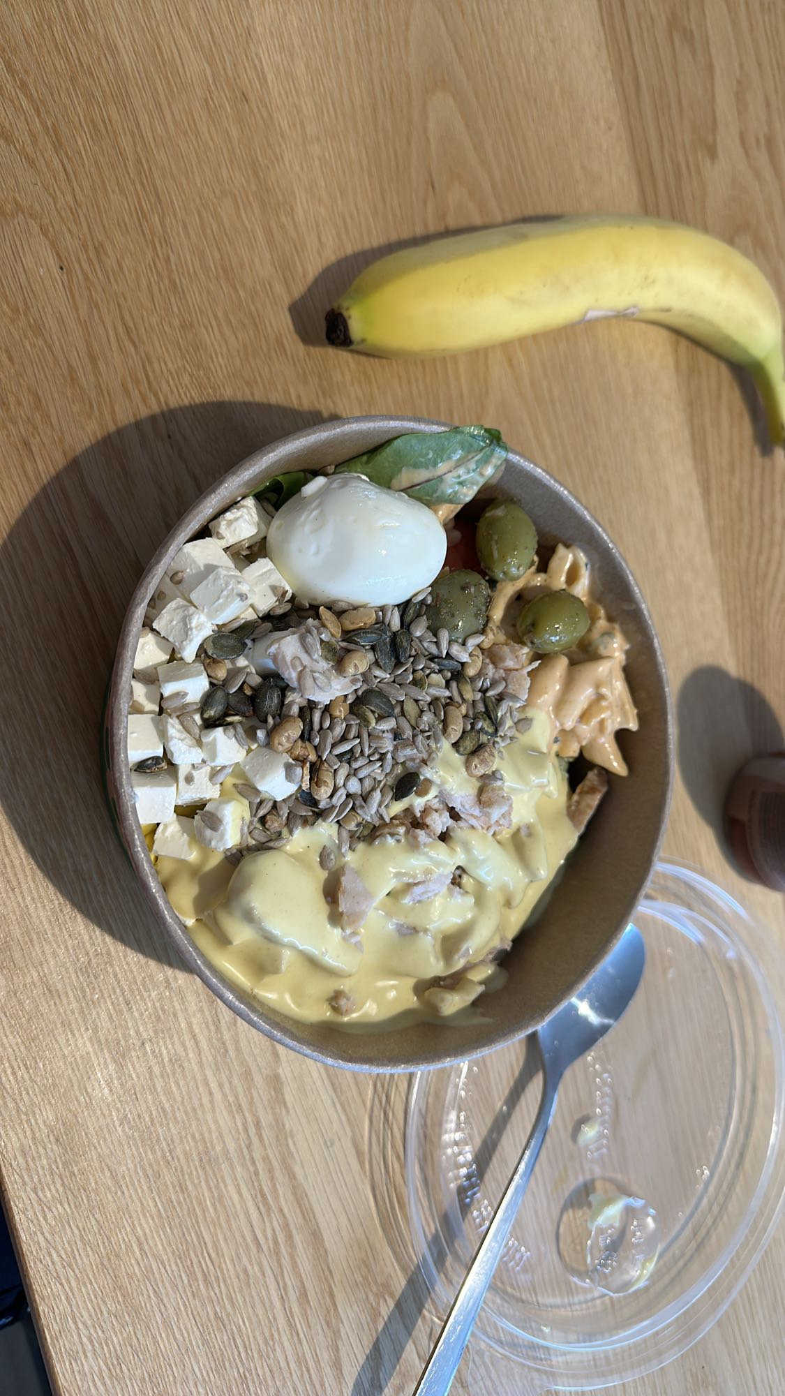 Salladsskål med banan