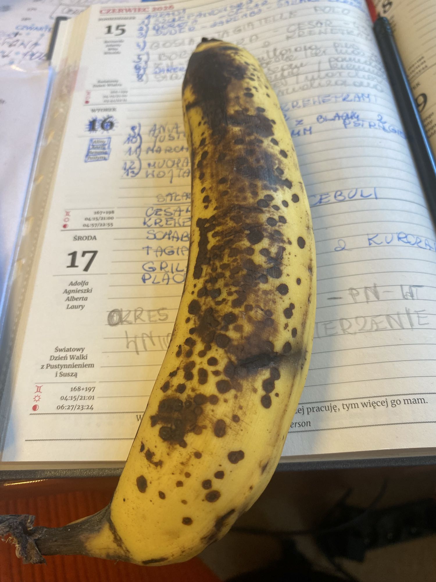 Dojrzały banan