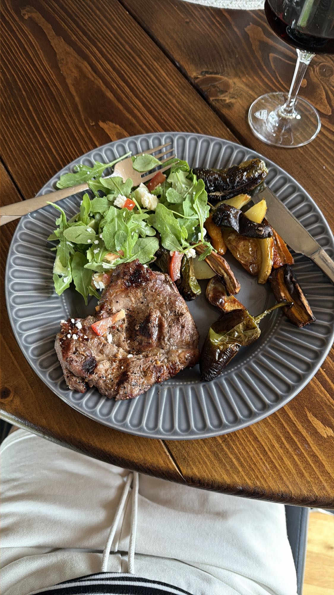 Grillad fläskkotlett