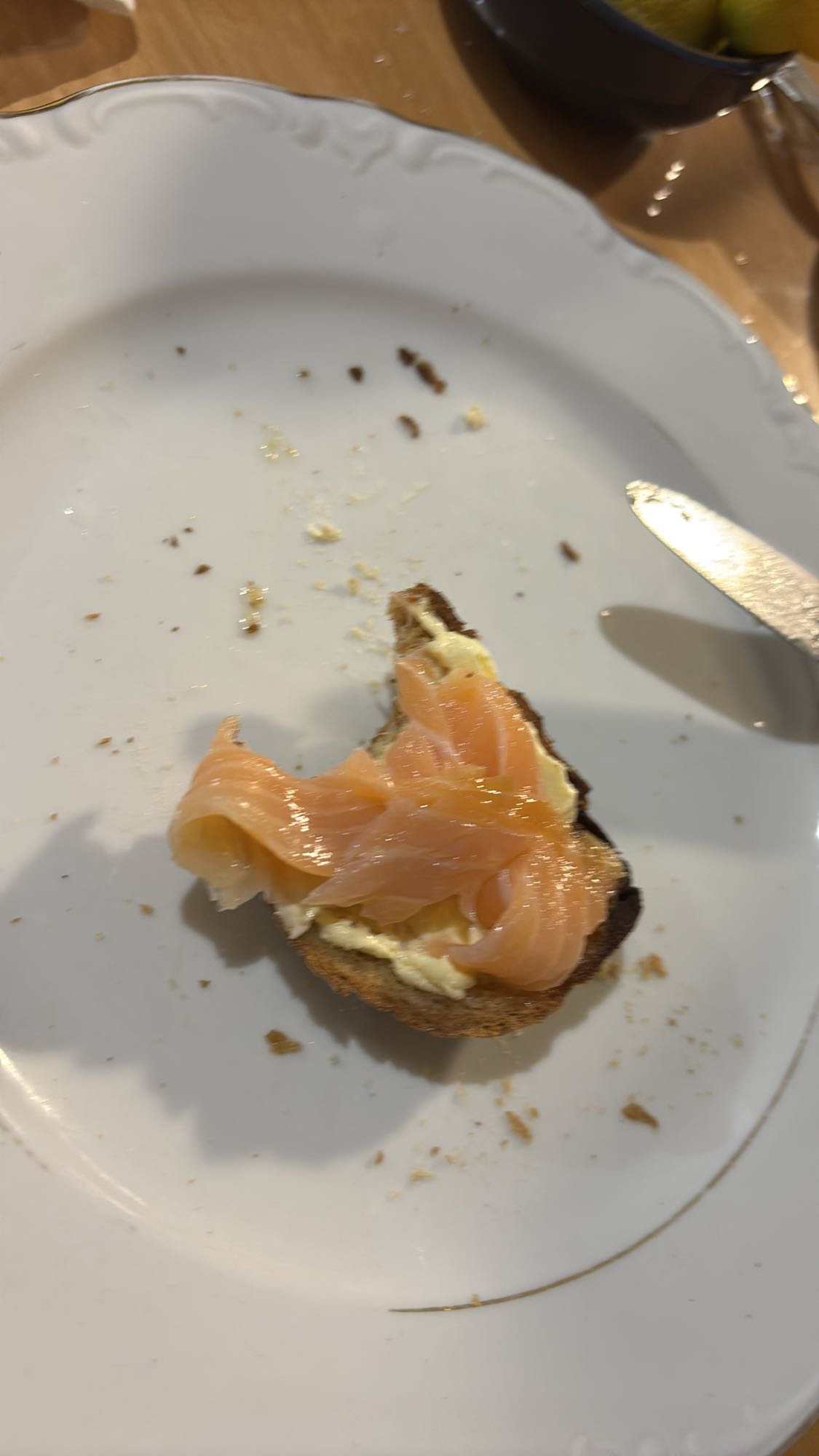 toast saumon fumé