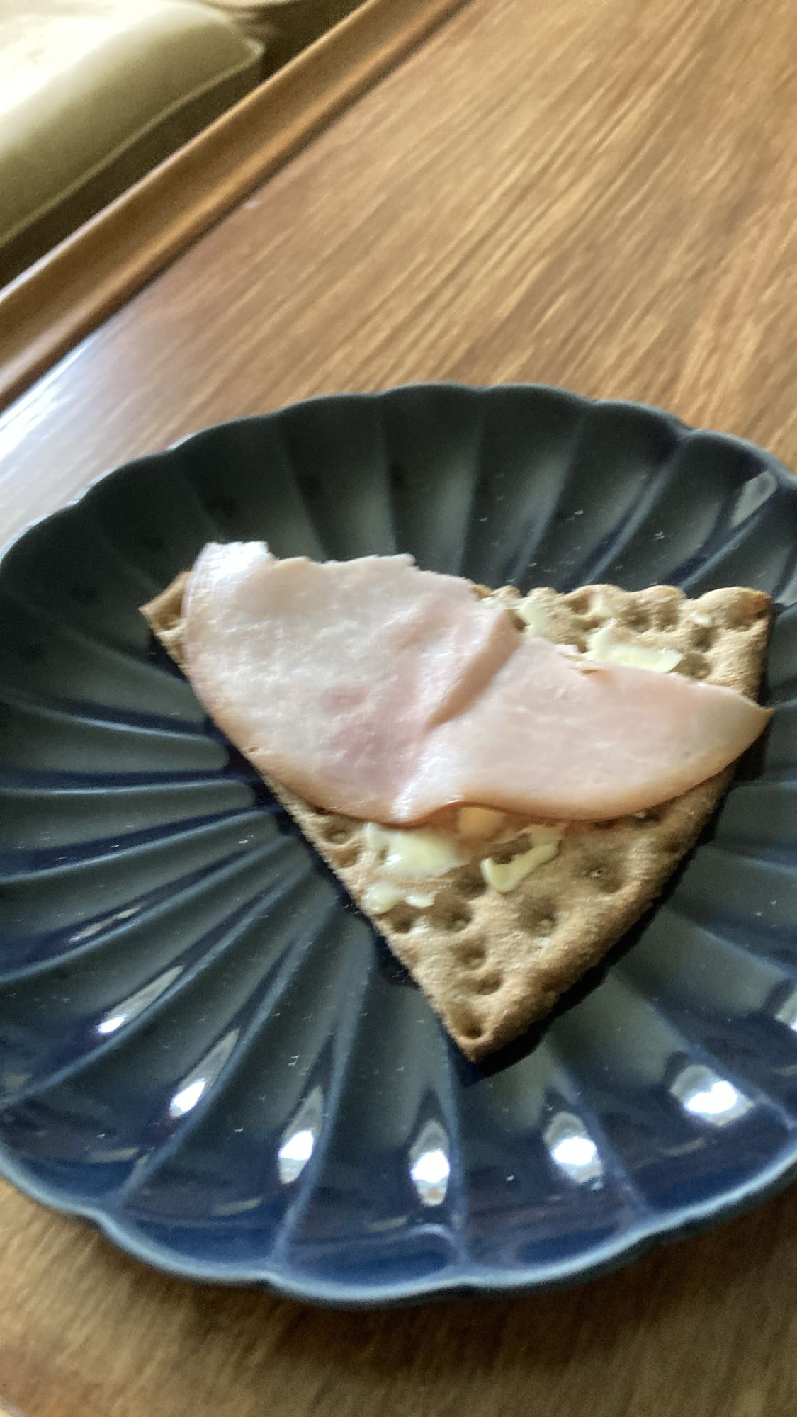 Knäcke med skinka