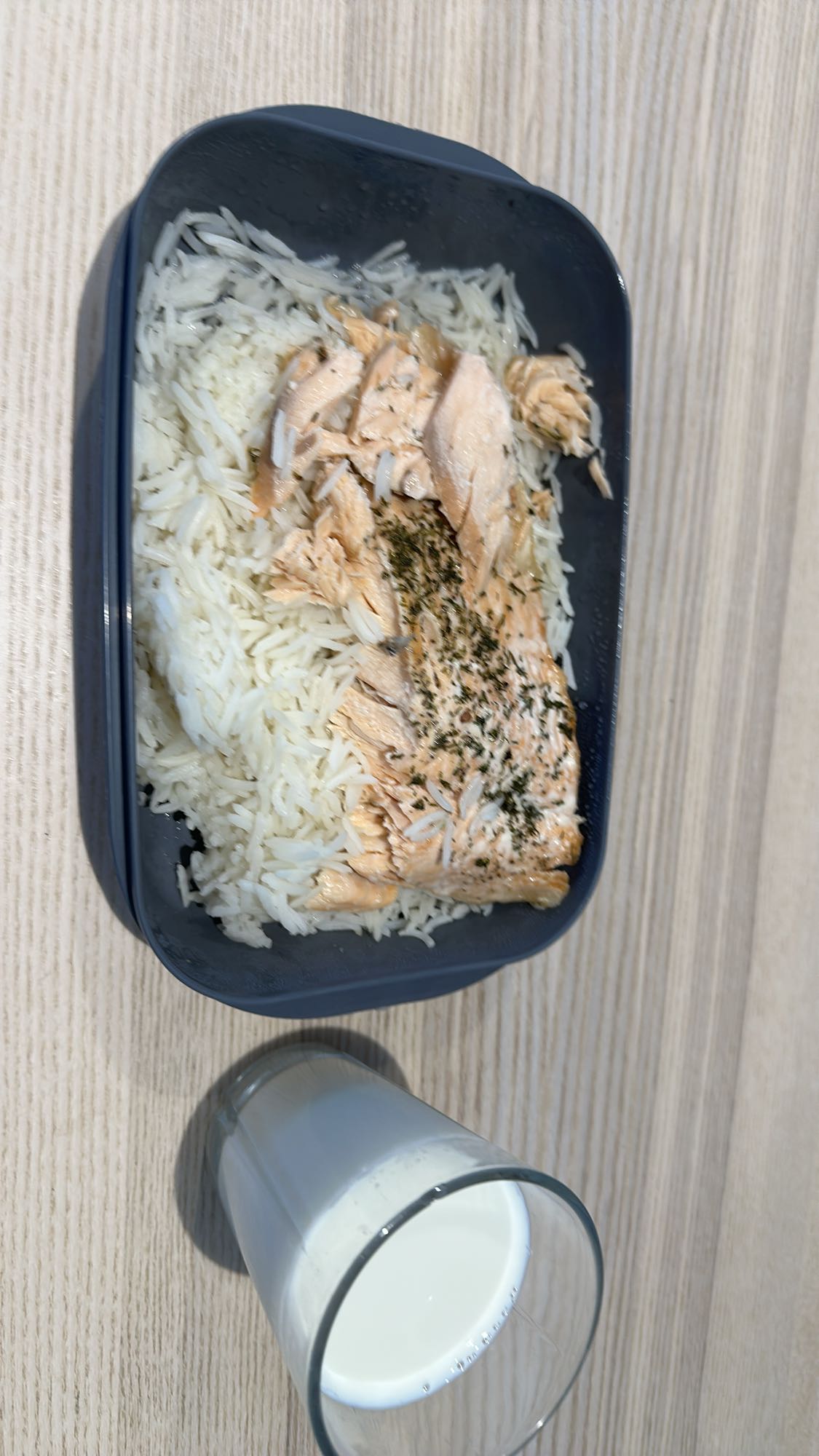 Lax med ris och mjölk