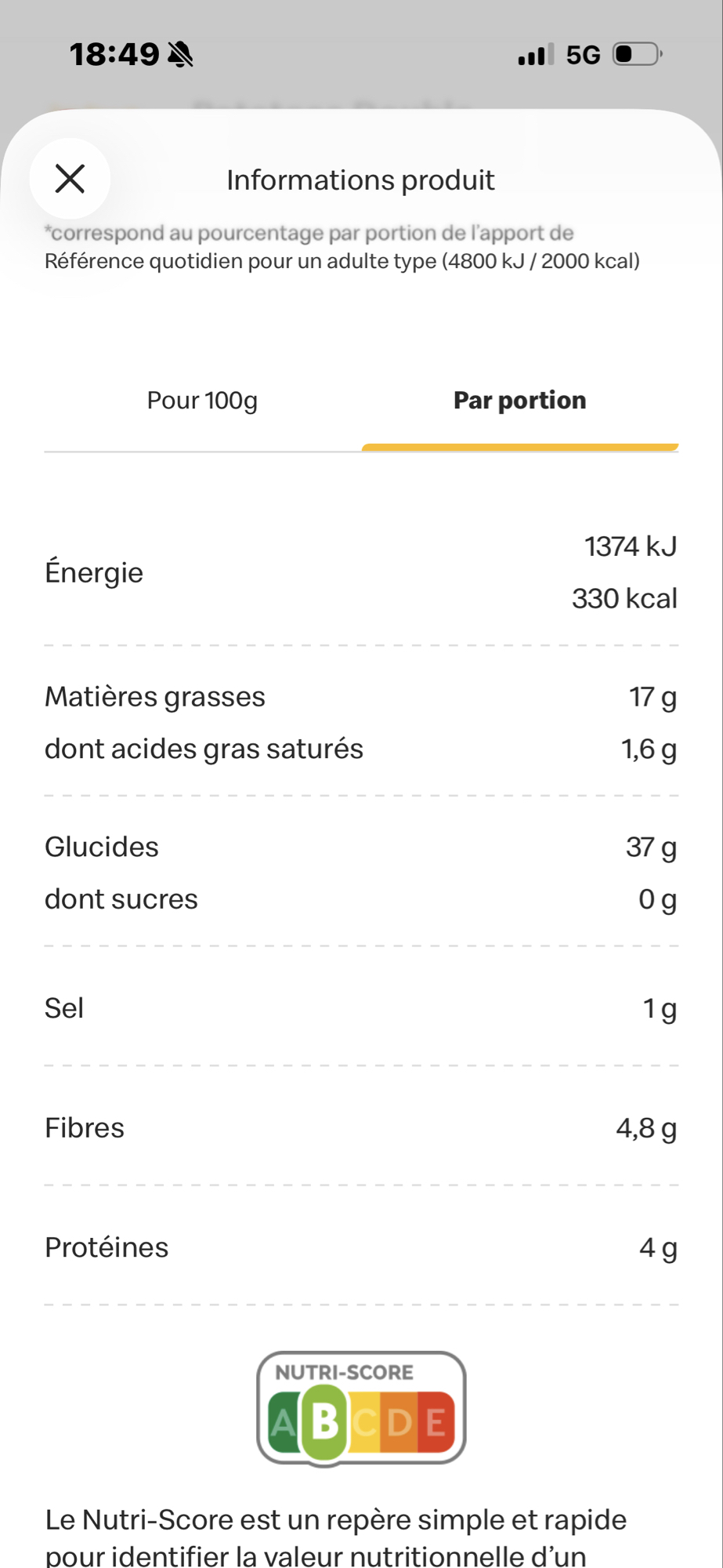 Produit emballé