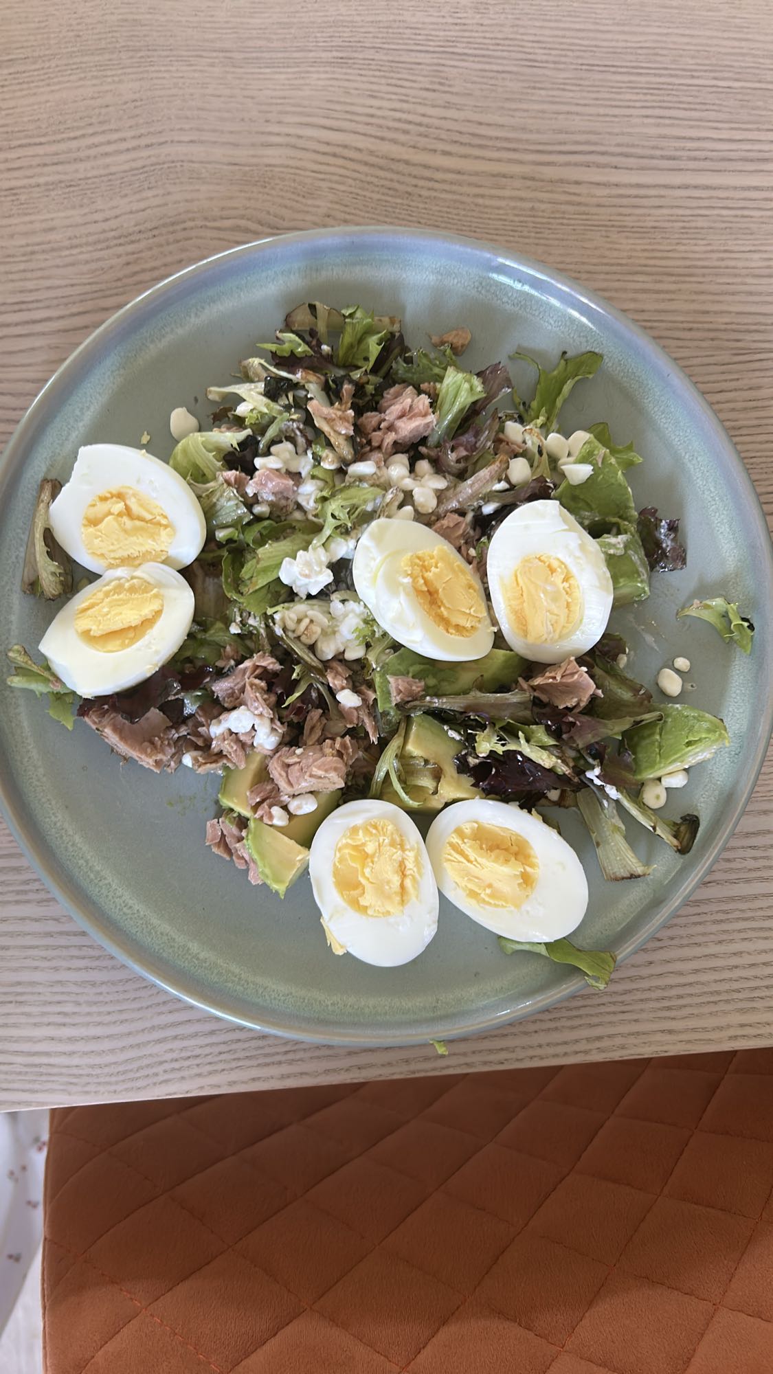 Tuna Egg Avocado Salad