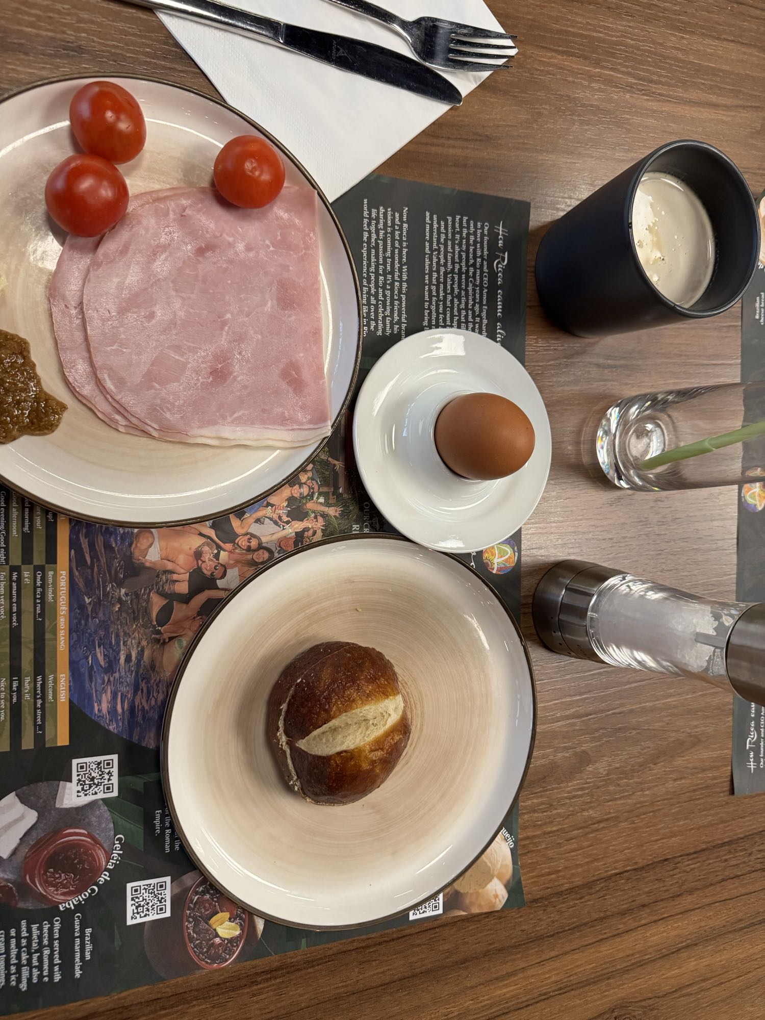 Ham Egg Roll Breakfast