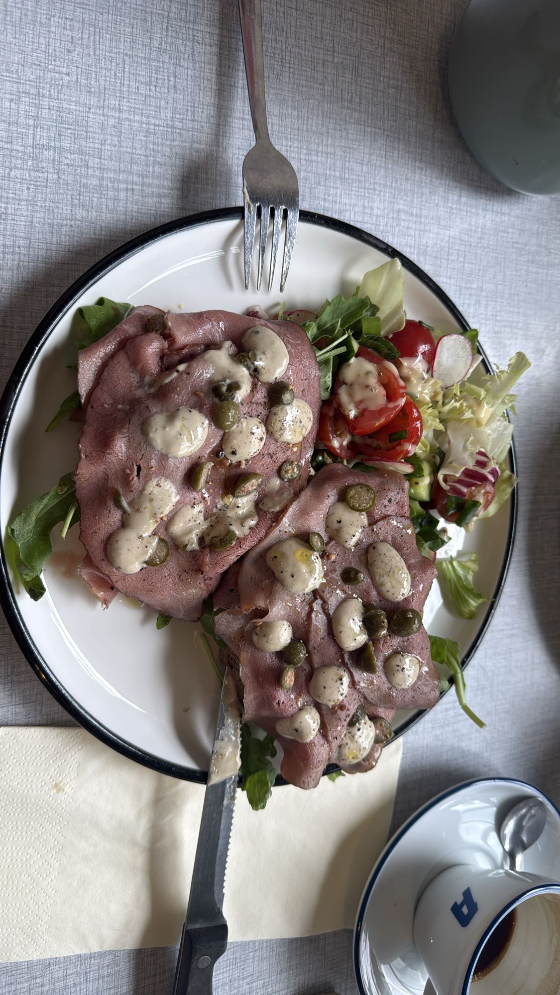 Rosbiefsalade