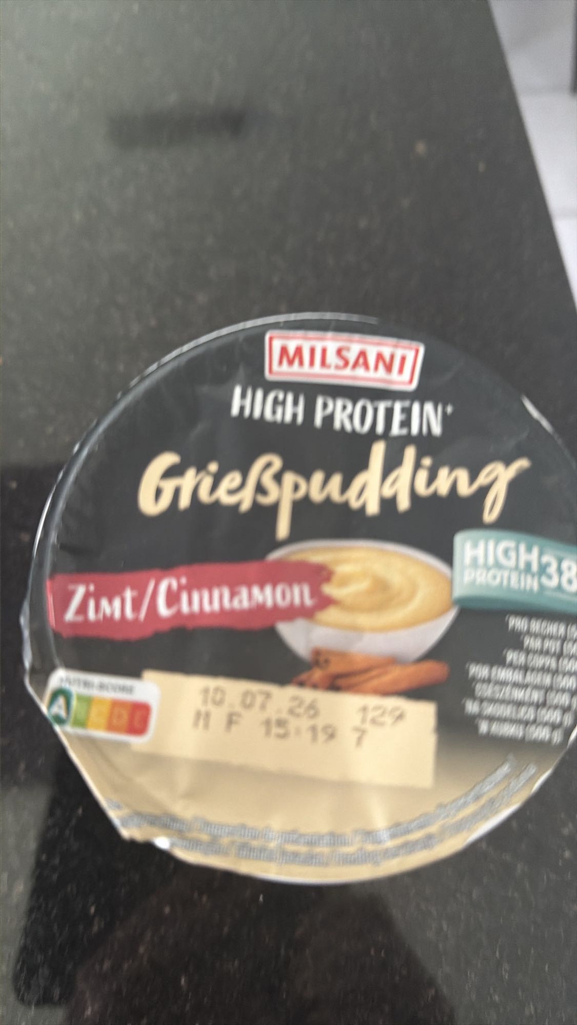 Grießpudding Zimt