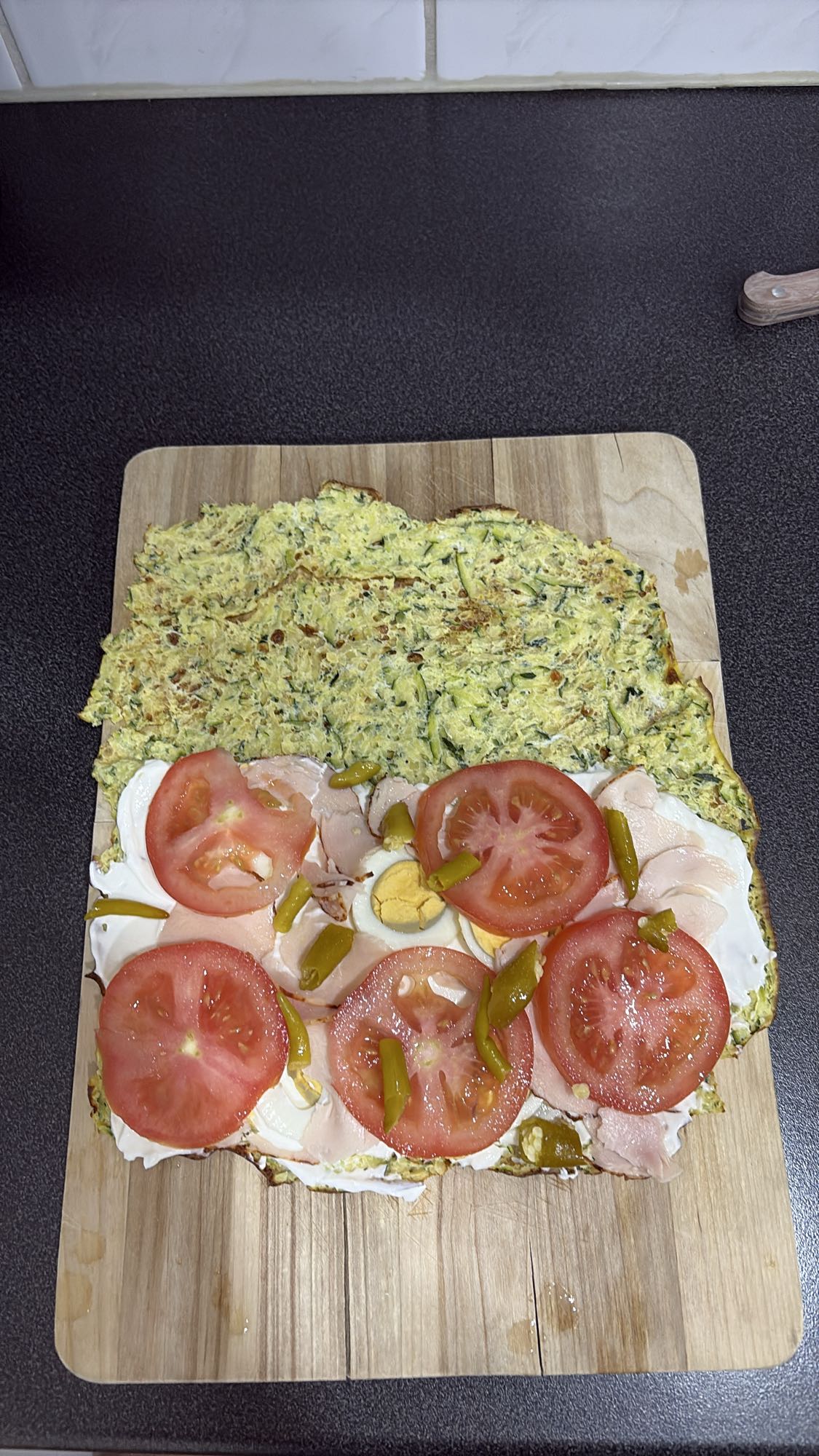 Squashwrap med pålegg