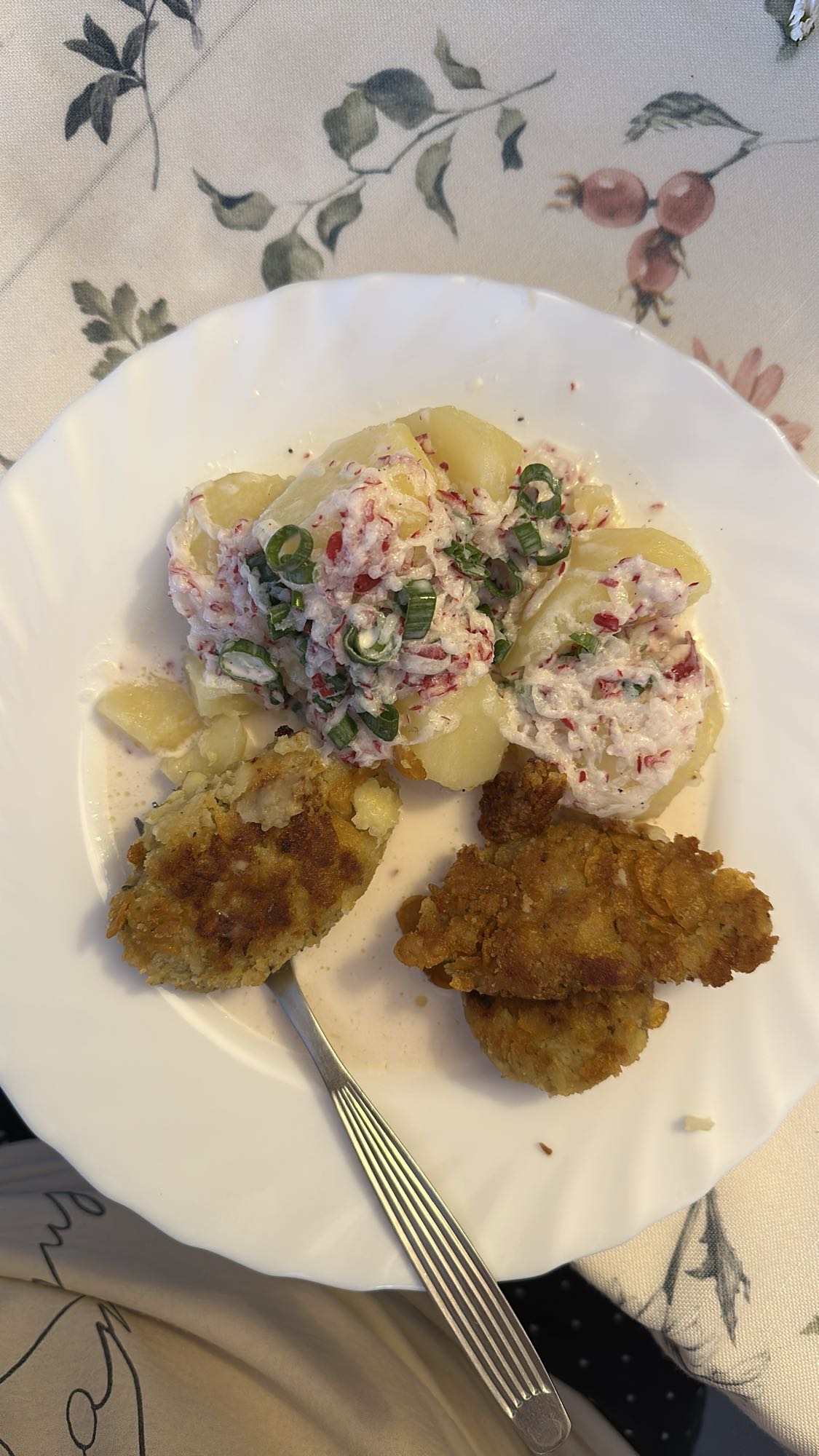 Kotlet z ziemniakami