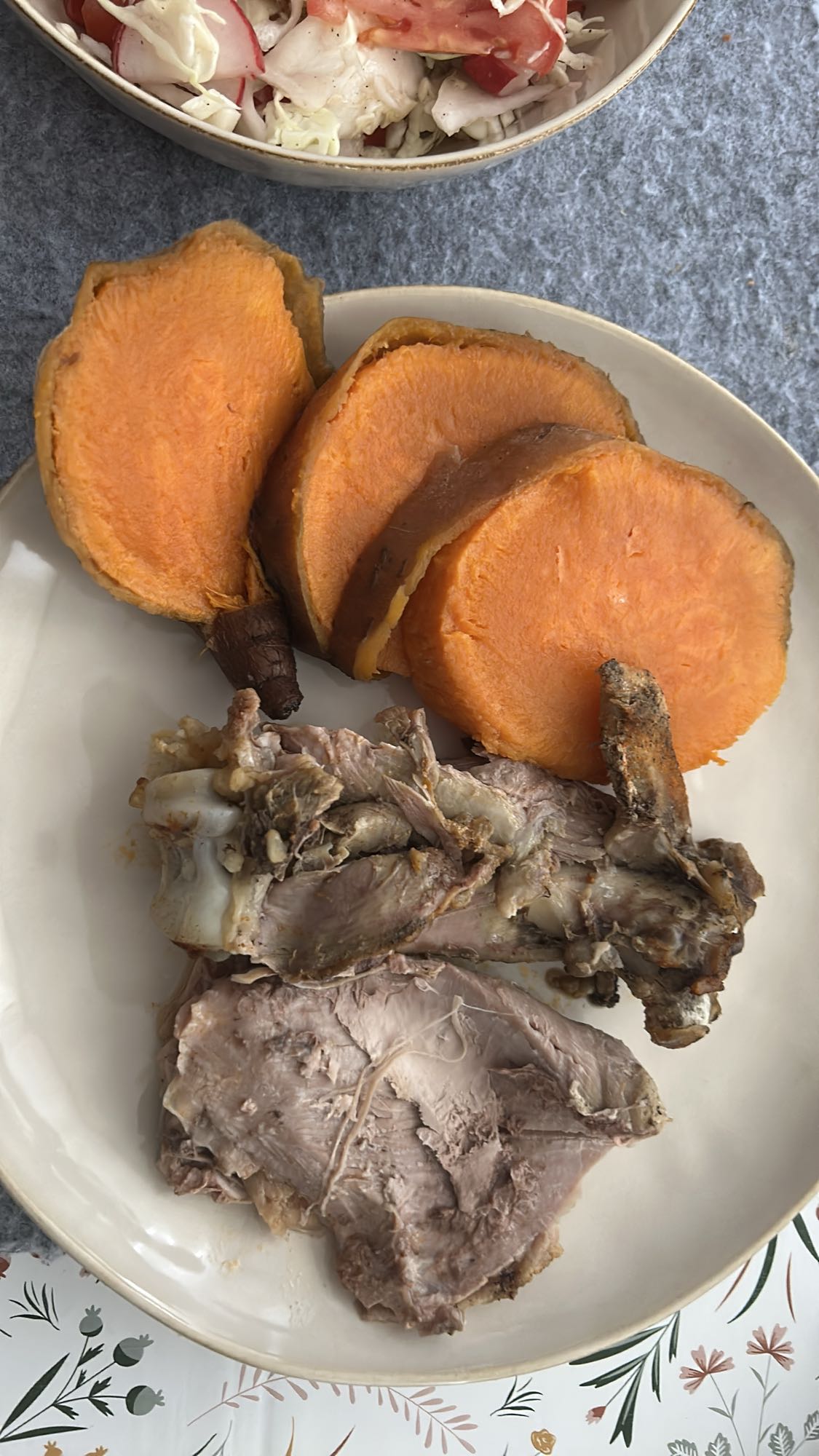 camote con cerdo
