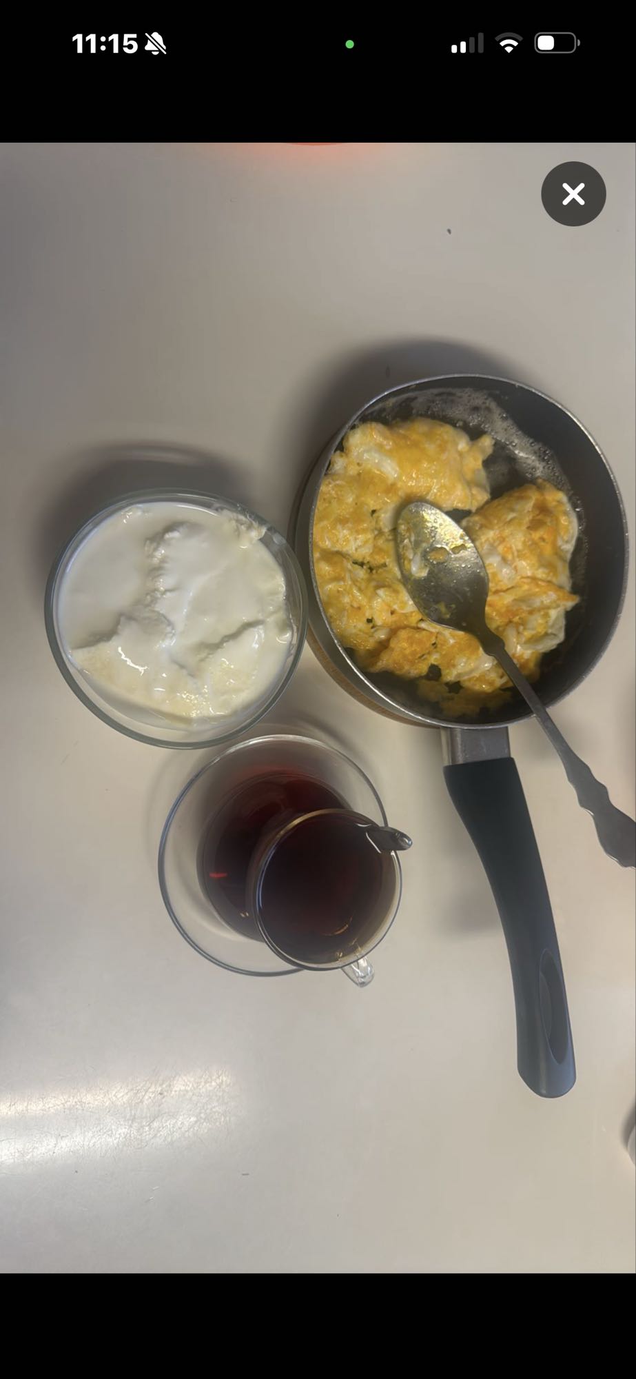 Ägg med yoghurt