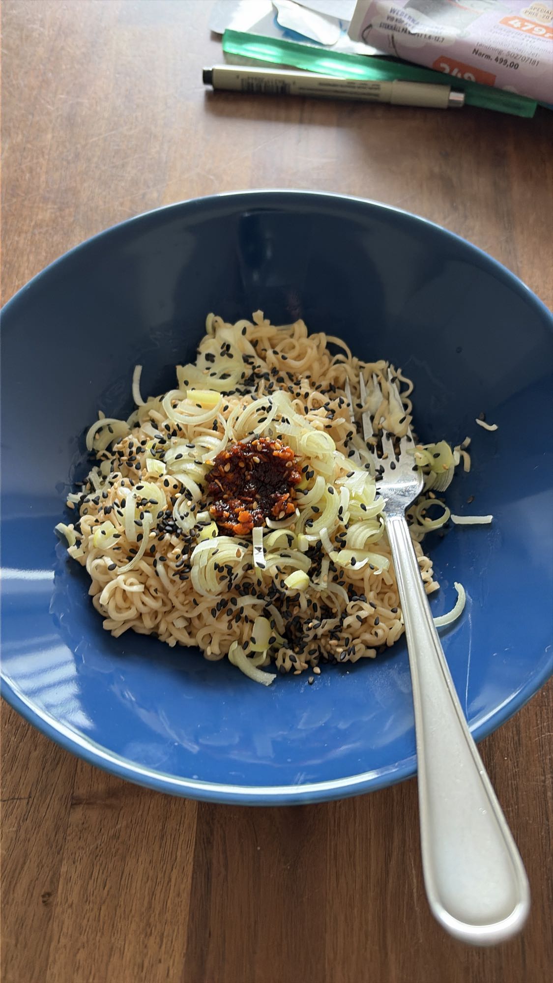 Nudlar med chili