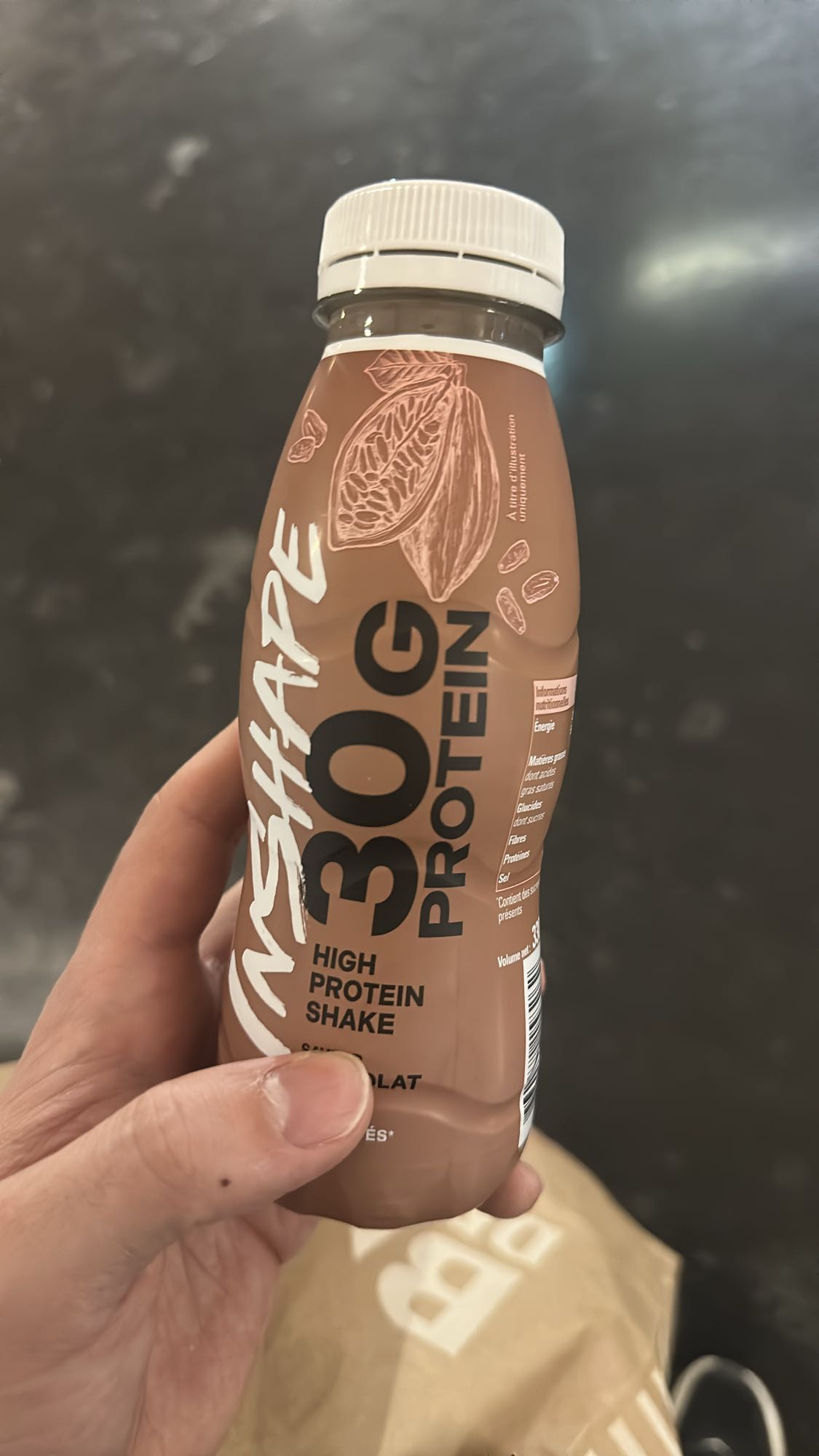 Shake protéiné chocolat