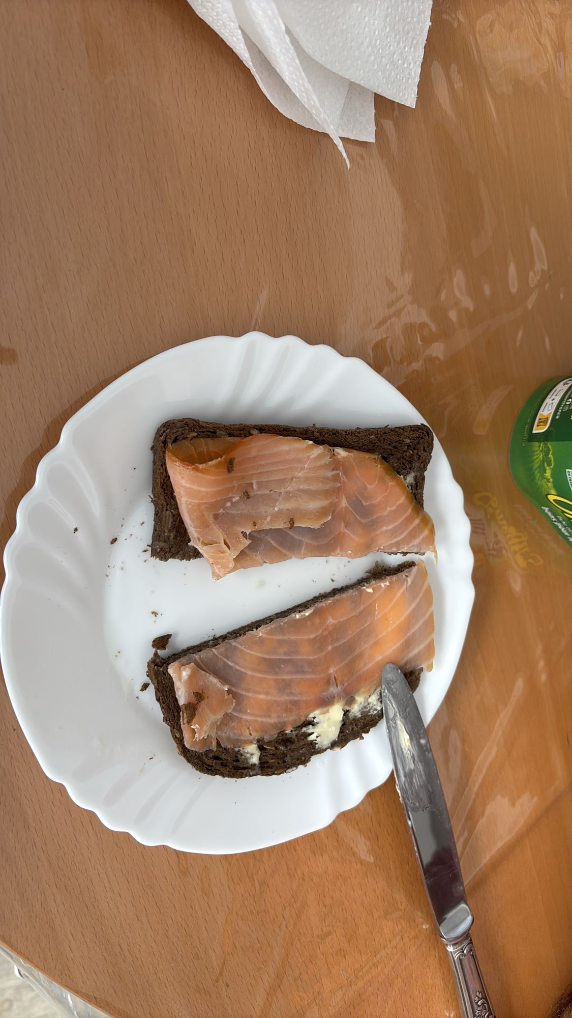 Tartines au saumon