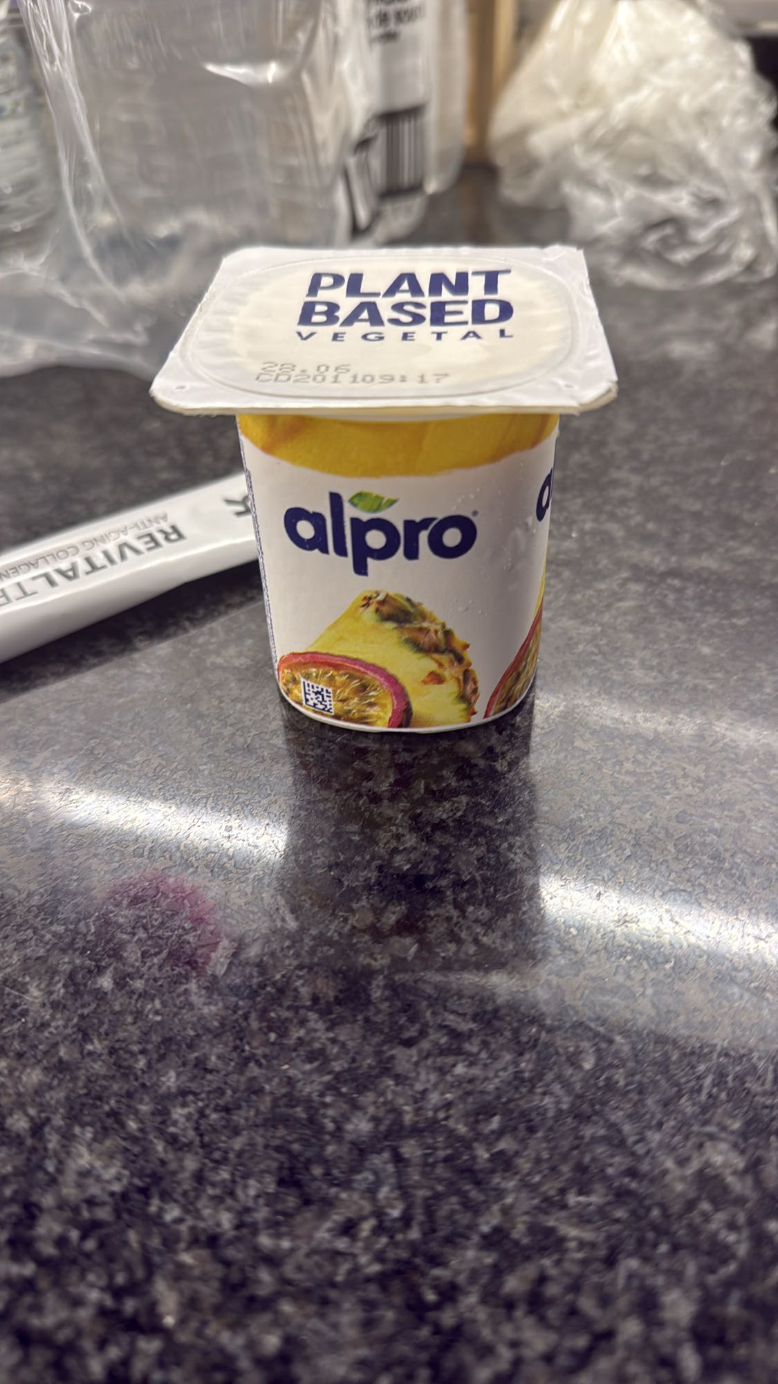 Plantaardige yoghurt