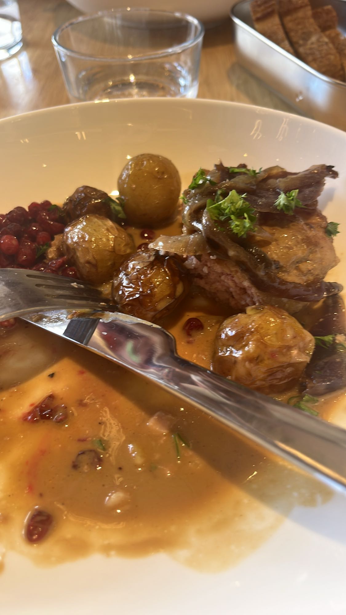 Anka med potatis