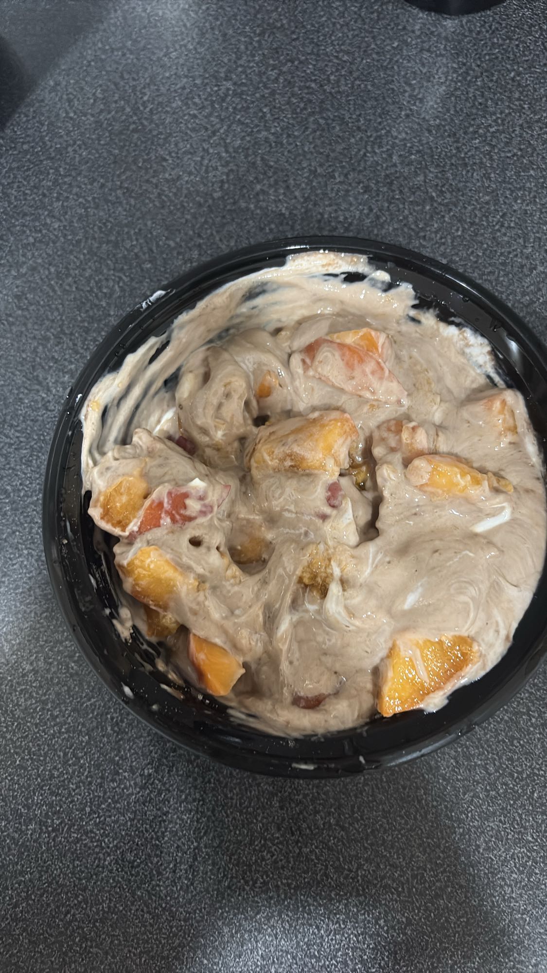 Fruktyoghurt med fersken