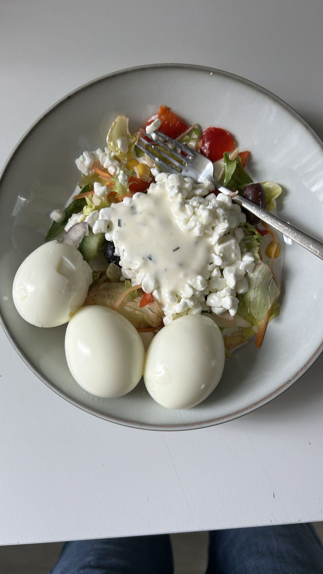 Egg Cottage Salad