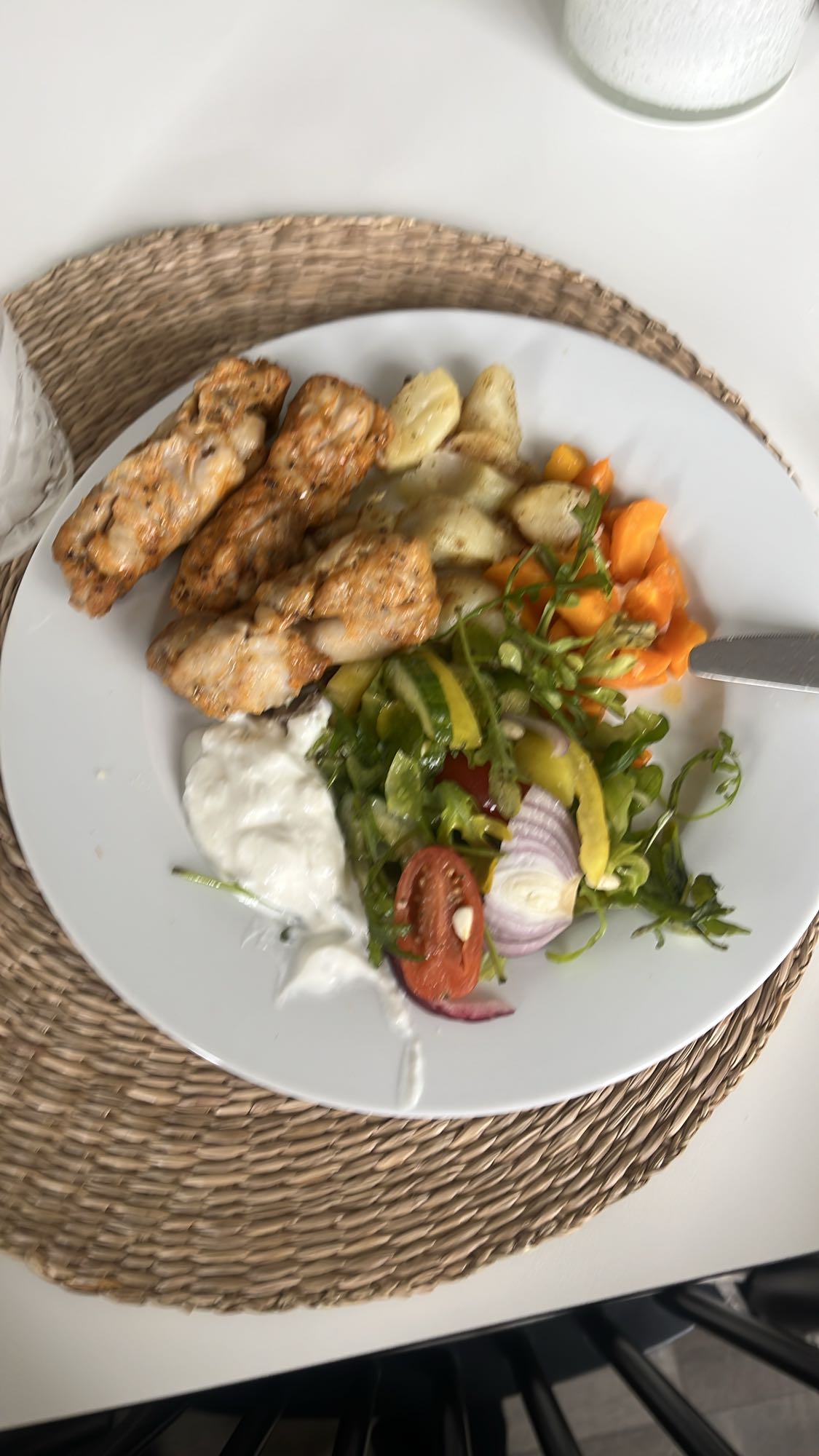 Kyckling med potatis