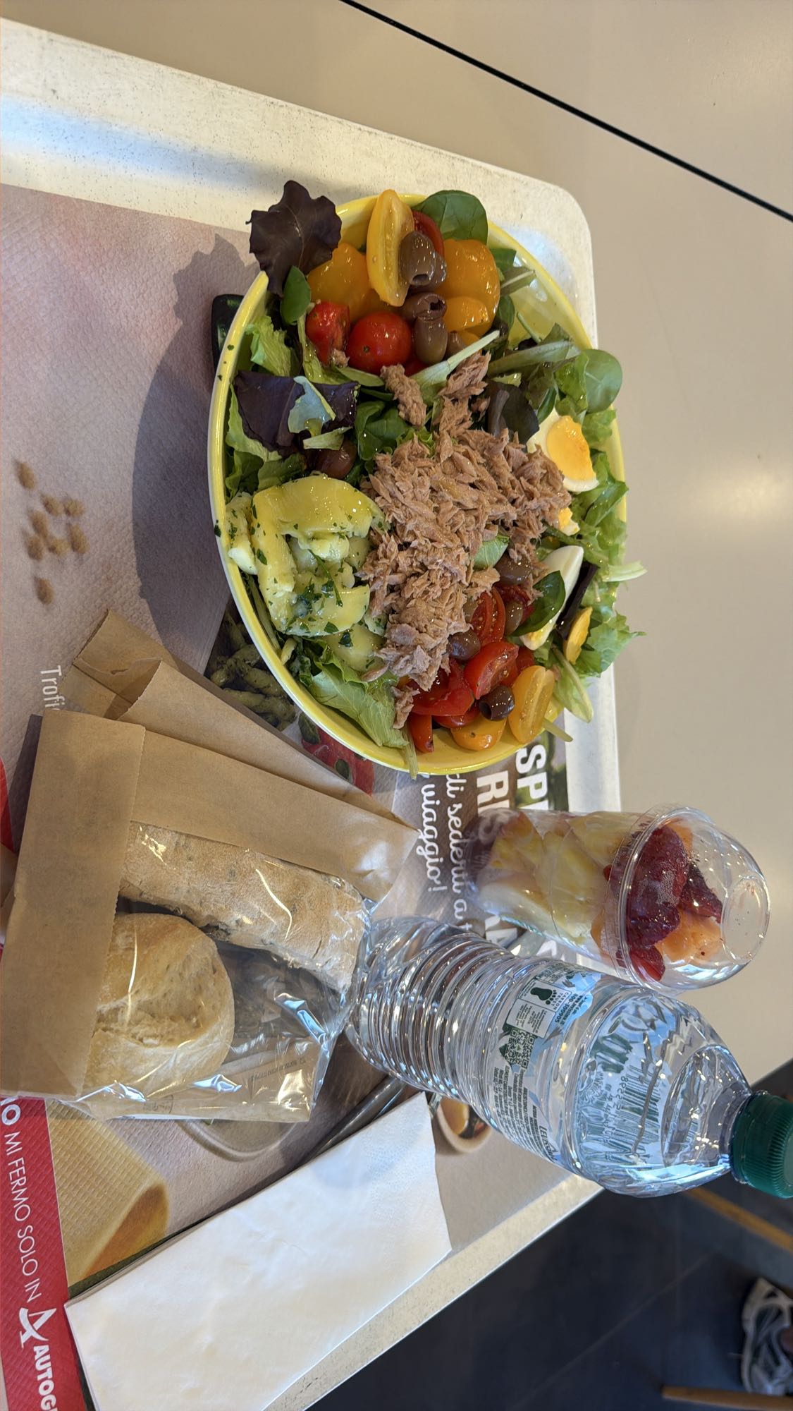 Insalata tonno e pane
