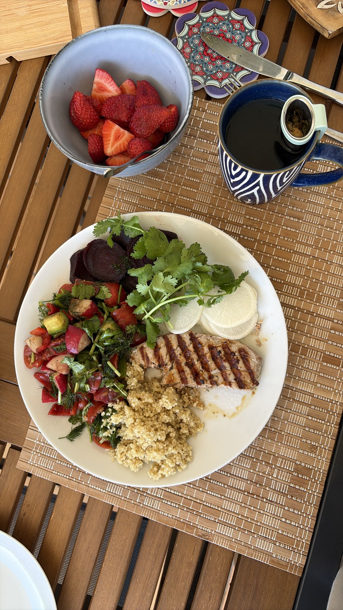 Grilled Tuna Plate