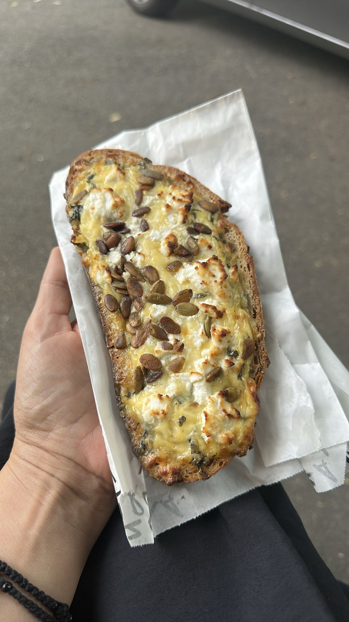 Cheesy Seed Toast
