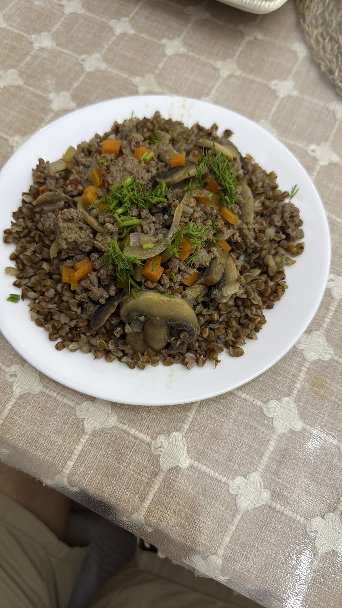 Гречка с фаршем