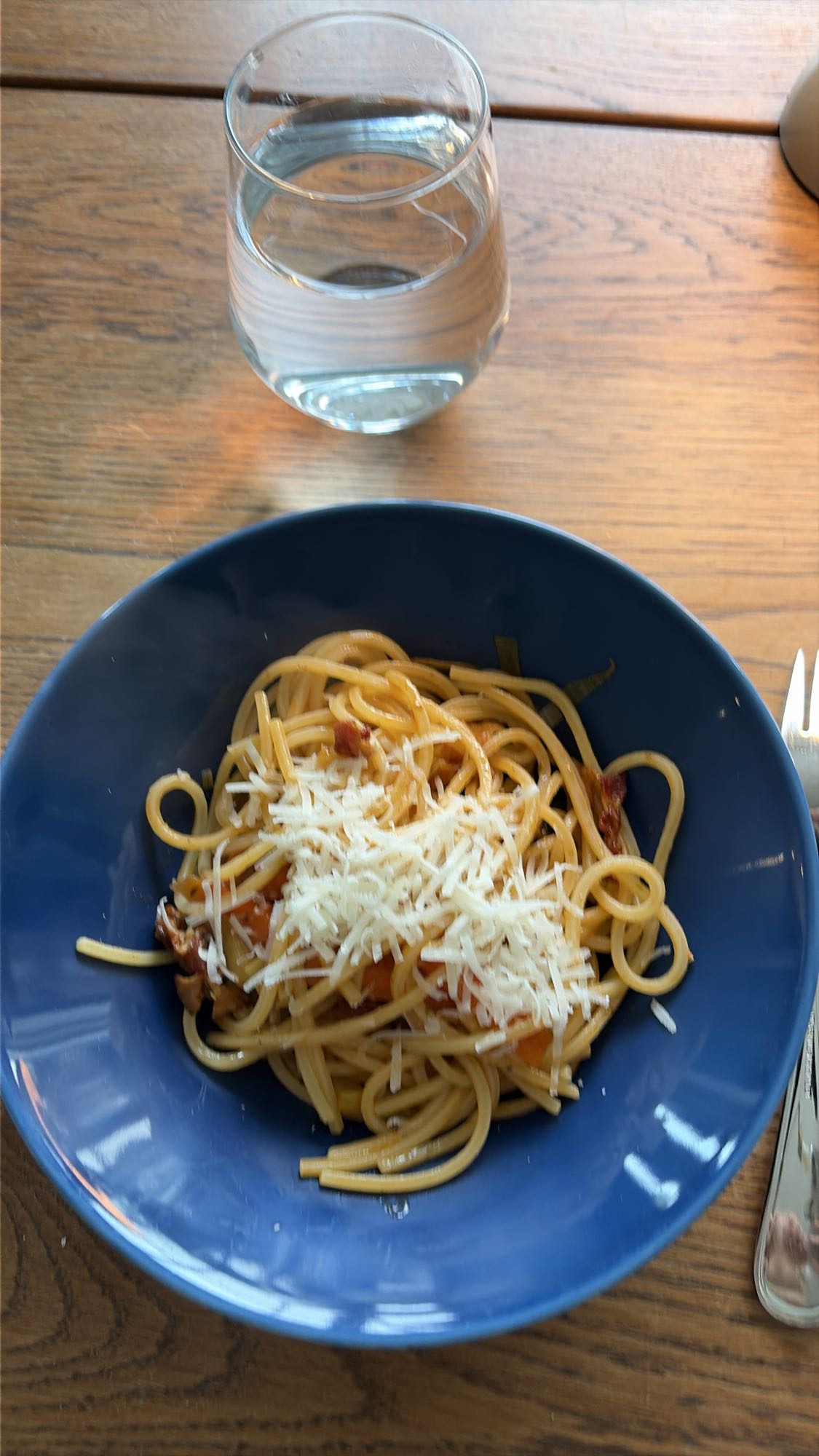 Spaghetti med ost