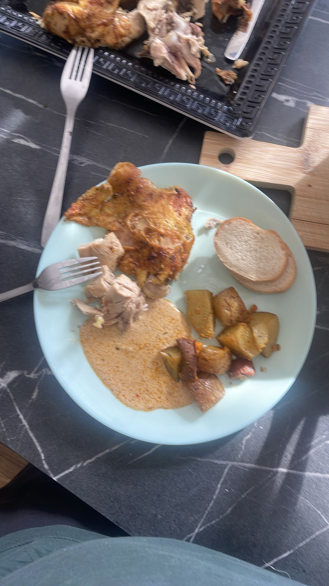 Kyckling med potatis