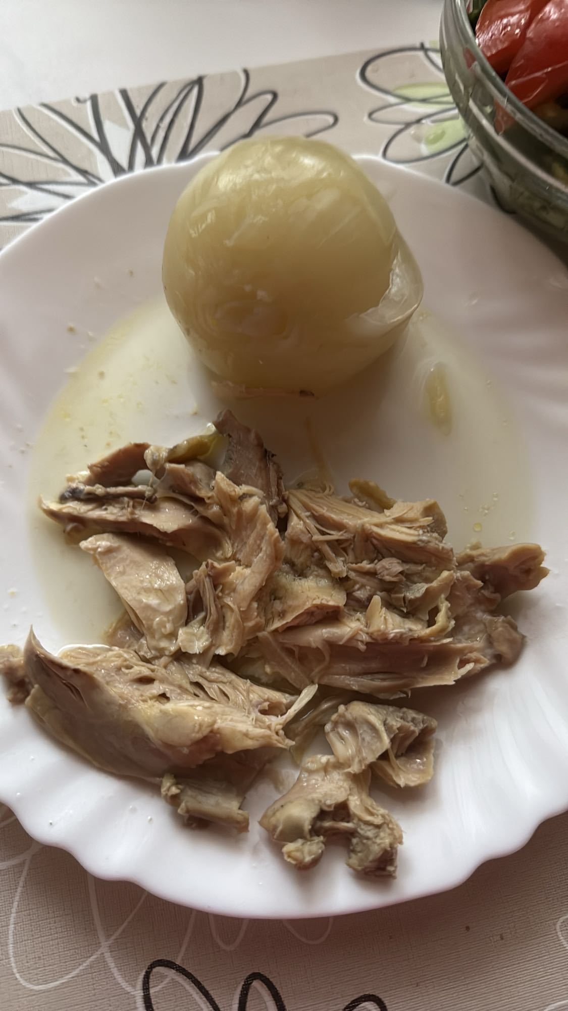 Pui cu ceapa fiarta
