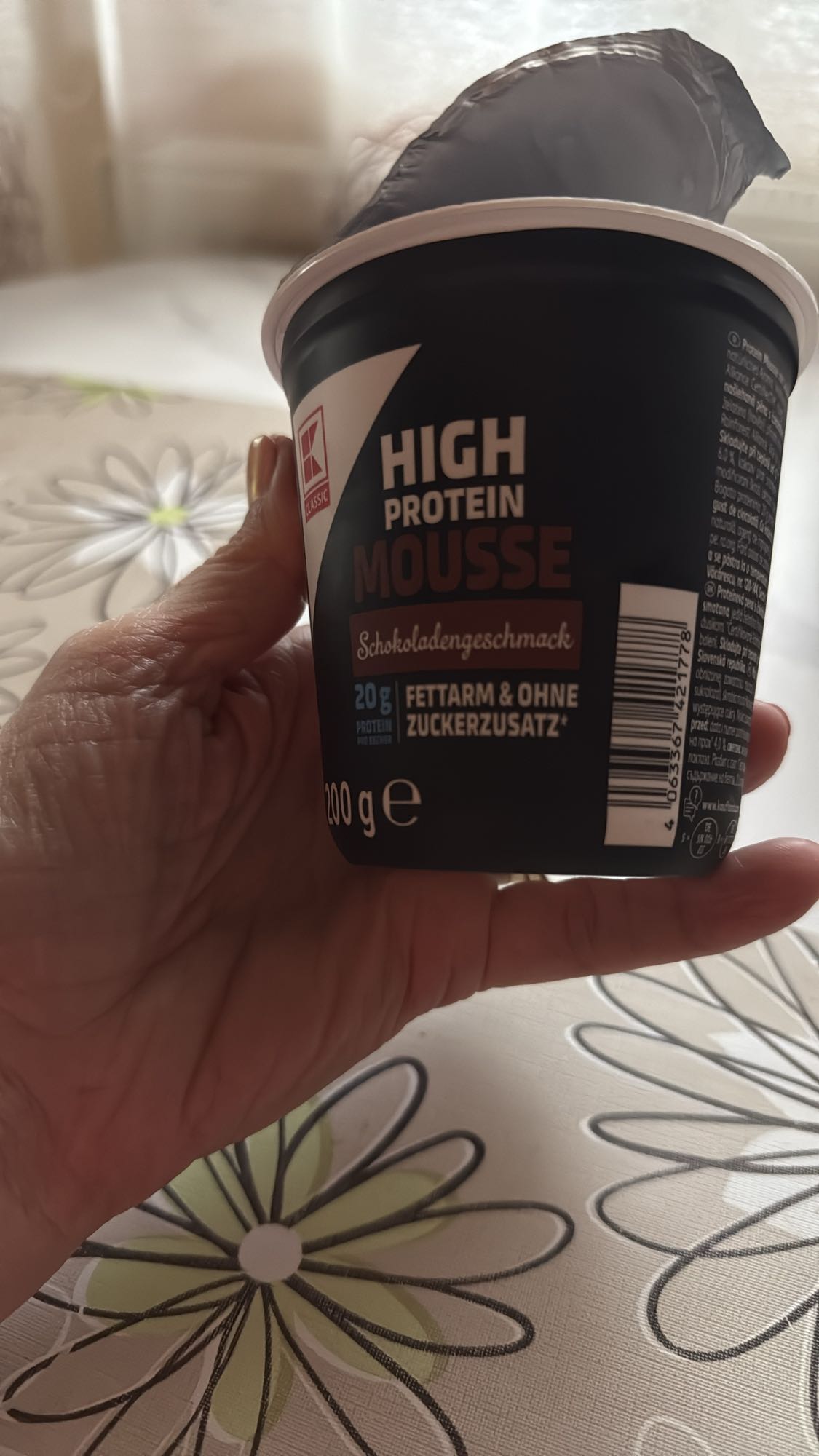 Mousse proteica ciocolata